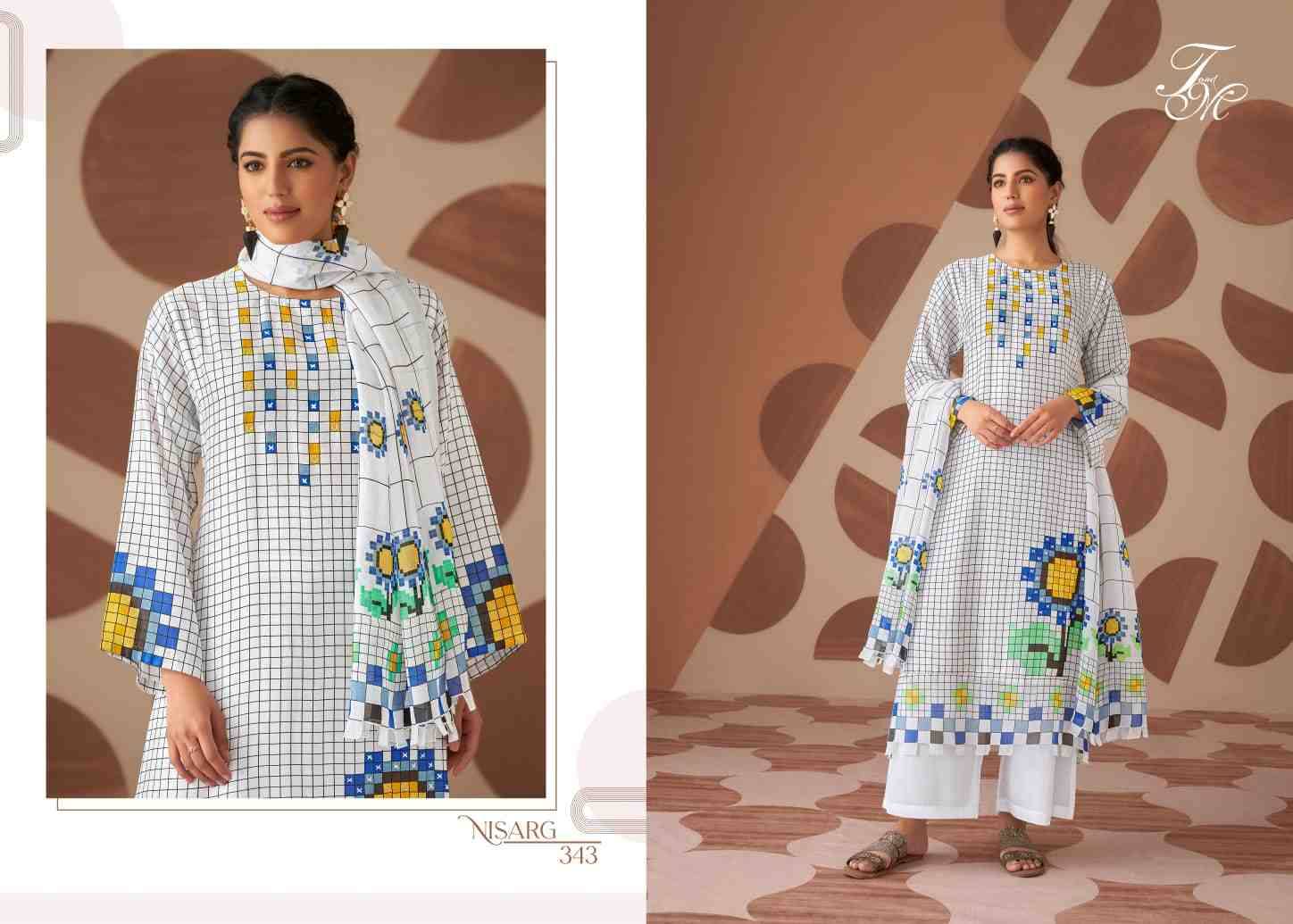 Nisarg By T And M Designer Studio Beautiful Festive Suits Colorful Stylish Fancy Casual Wear & Ethnic Wear Muslin Silk Print Dresses At Wholesale Price