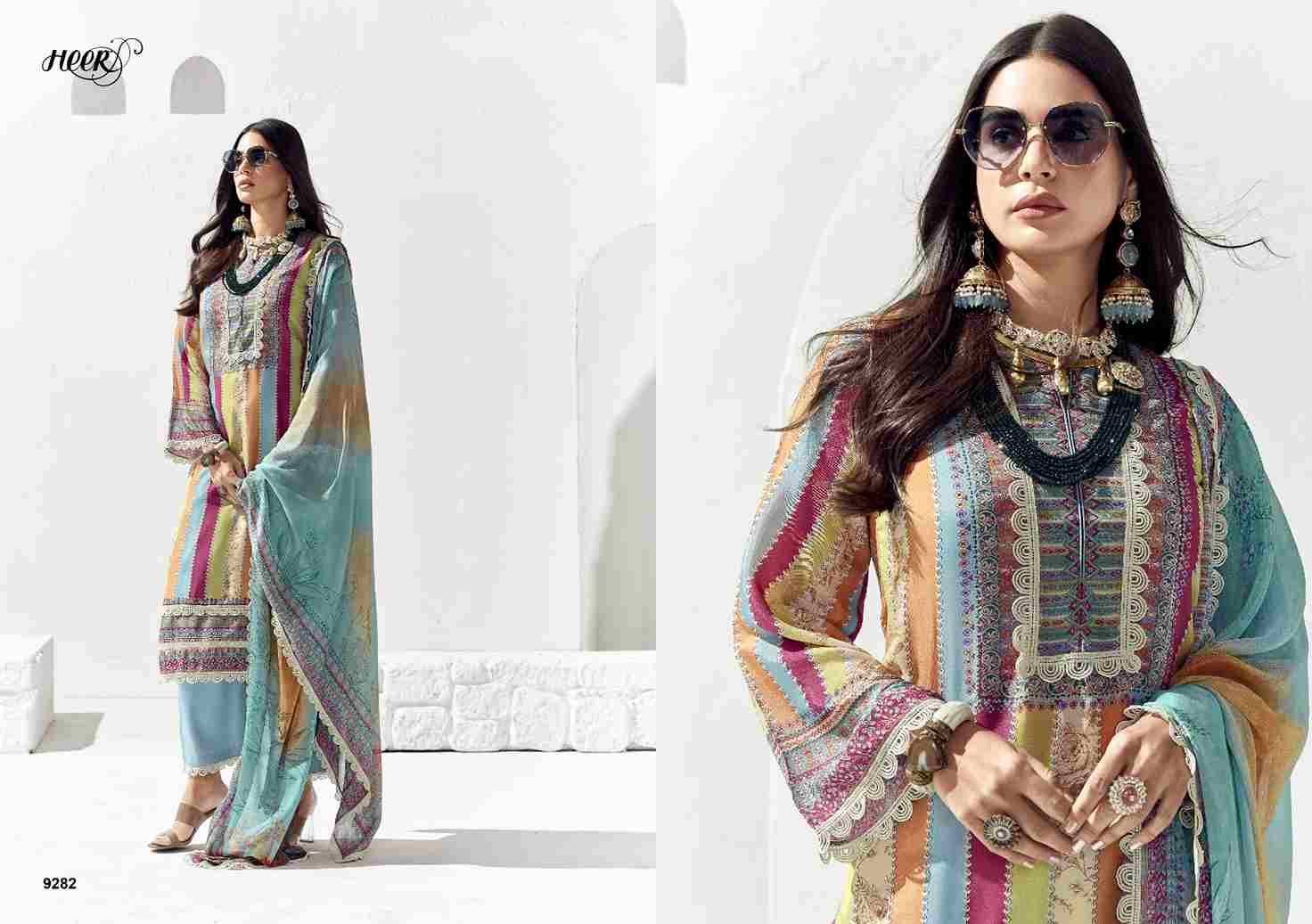 Layla By Kimora Fashion 9281 To 9286 Series Festive Suits Beautiful Fancy Colorful Stylish Party Wear & Occasional Wear Pure Cotton Lawn Dresses At Wholesale Price
