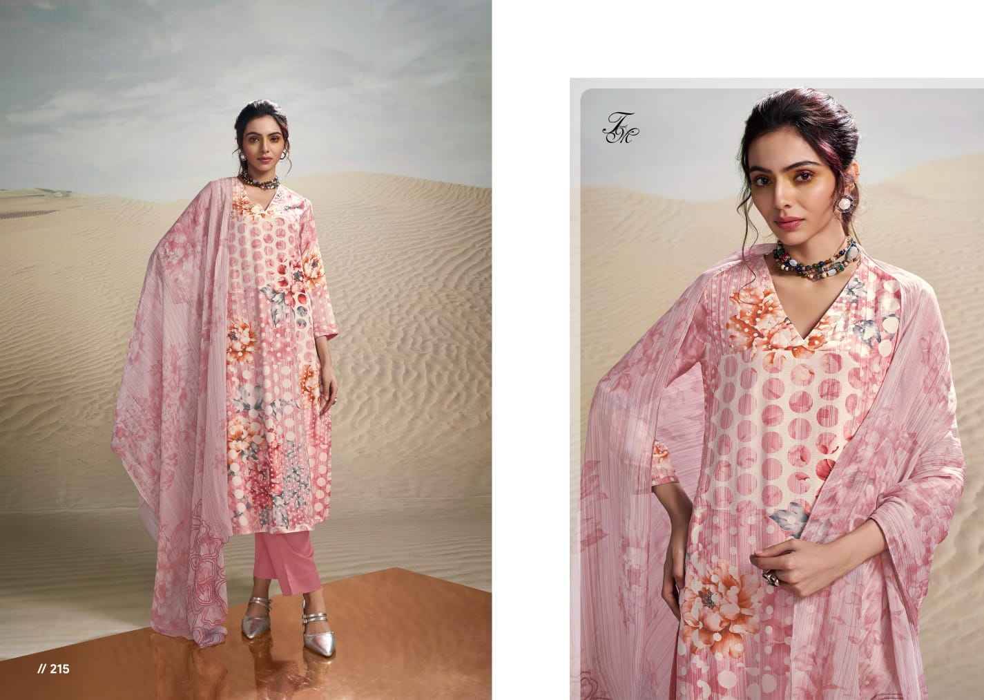 Rea By T And M Designer Studio Beautiful Festive Suits Colorful Stylish Fancy Casual Wear & Ethnic Wear Muslin Silk Print Dresses At Wholesale Price