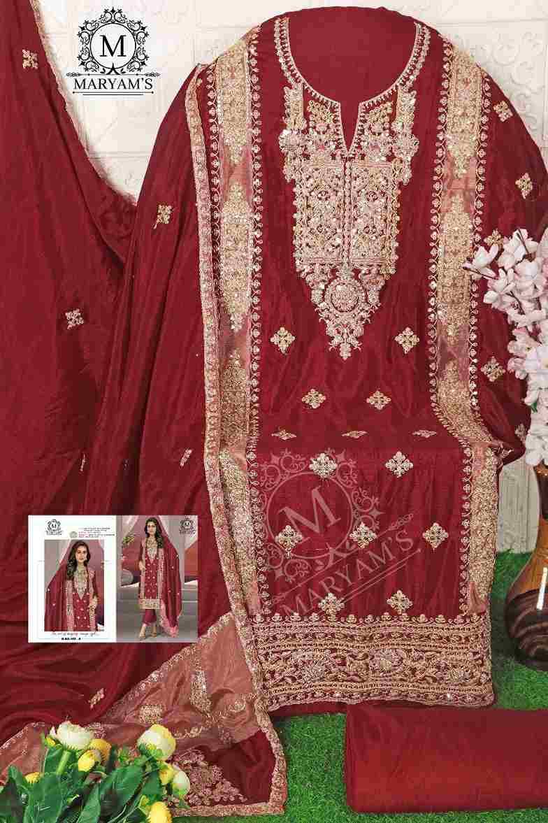 Maryams 168 Colours By Maryams 168-A To 168-D Series Designer Pakistani Suits Beautiful Stylish Fancy Colorful Party Wear & Occasional Wear Chinnon Silk Dresses At Wholesale Price