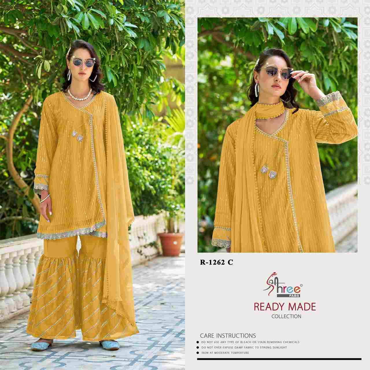 Shree Fabs Hit Design R-1262 Colours By Shree Fabs R-1262-A To R-1262-D Series Beautiful Pakistani Suits Stylish Fancy Colorful Party Wear & Occasional Wear Viscose Net Embroidered Dresses At Wholesale Price