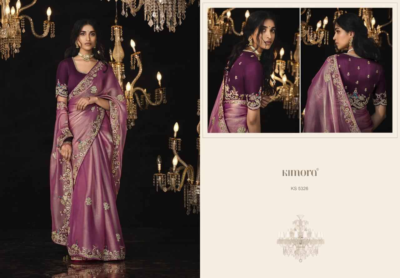 Kajal Vol-14 By Kimora Fashion 5321 To 5335 Series Indian Traditional Wear Collection Beautiful Stylish Fancy Colorful Party Wear & Occasional Wear Fancy Sarees At Wholesale Price