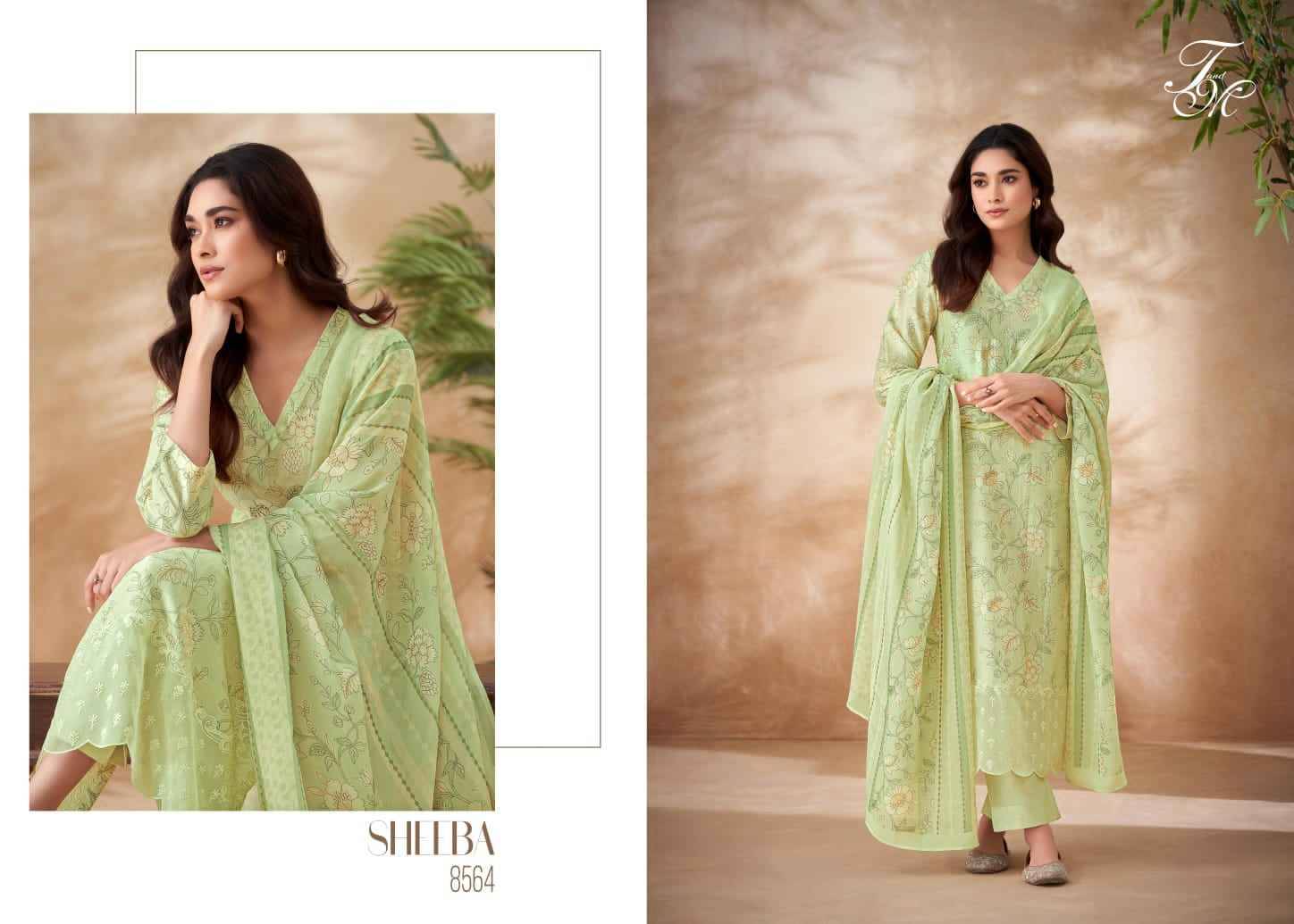 Sheeba By T And M Designer Studio Beautiful Festive Suits Colorful Stylish Fancy Casual Wear & Ethnic Wear Pure Chanderi Silk Print Dresses At Wholesale Price