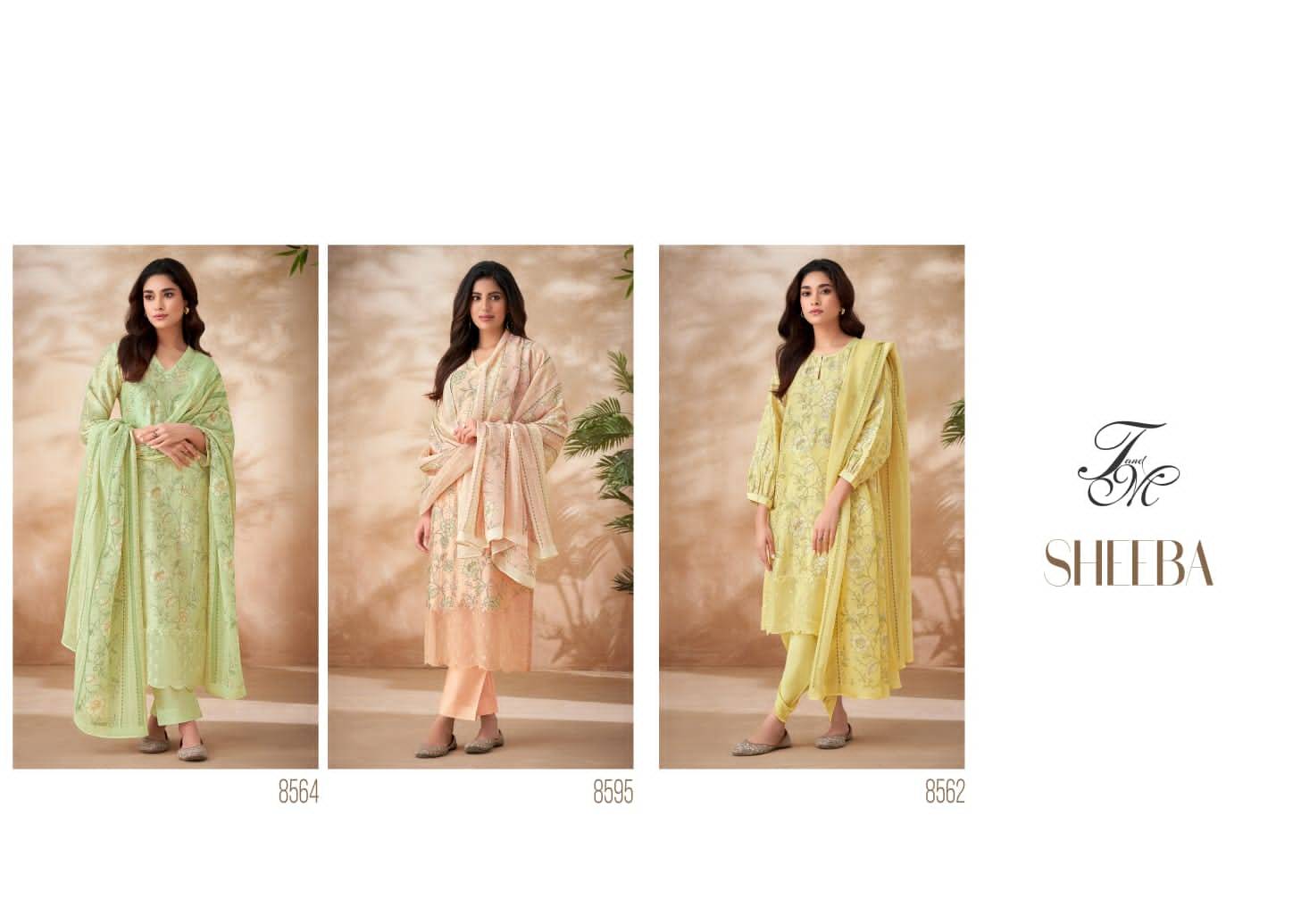Sheeba By T And M Designer Studio Beautiful Festive Suits Colorful Stylish Fancy Casual Wear & Ethnic Wear Pure Chanderi Silk Print Dresses At Wholesale Price