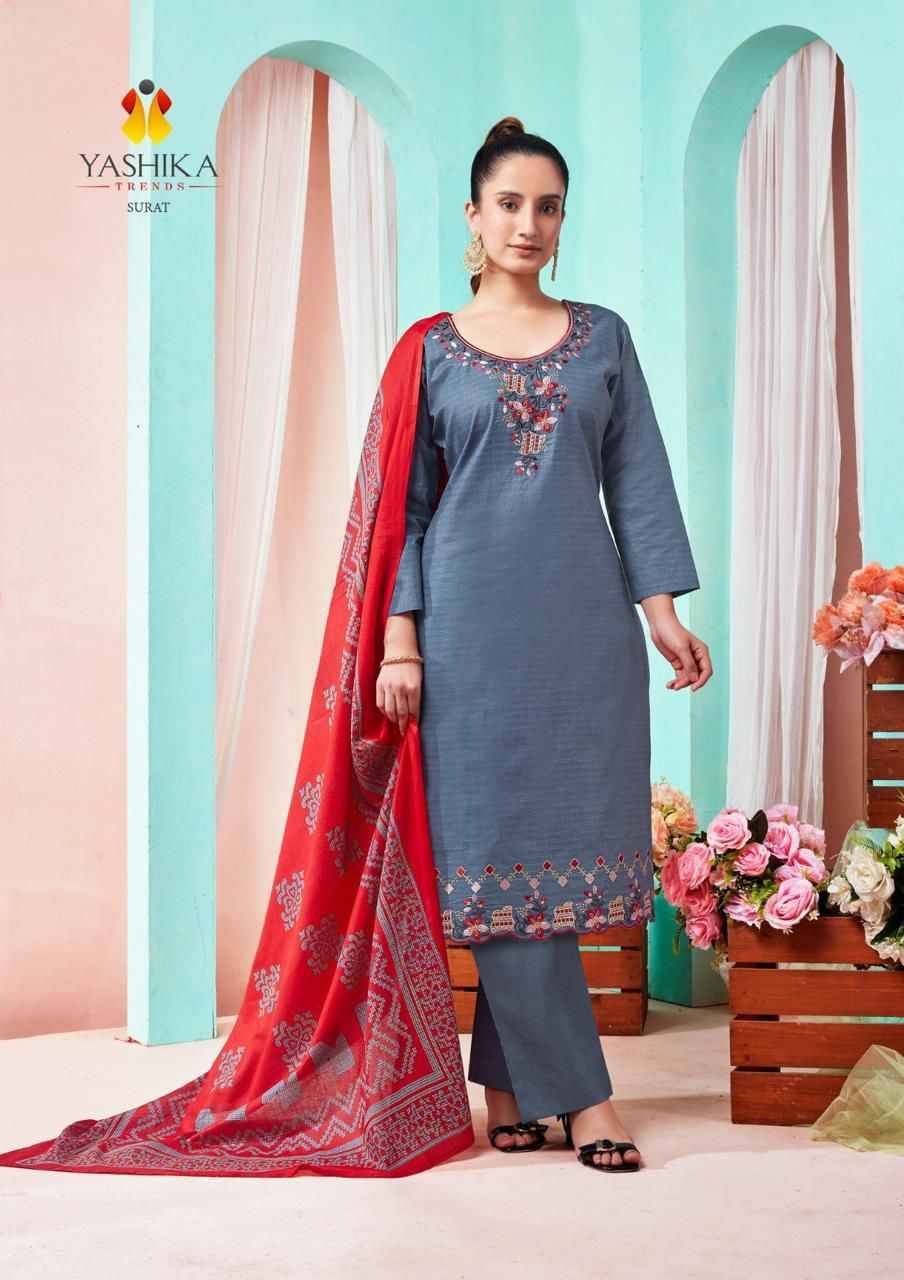 Kaantha Vol-2 By Yashika Trends 2001 To 2008 Series Beautiful Suits Colorful Stylish Fancy Casual Wear & Ethnic Wear Pure Cotton Print Dresses At Wholesale Price