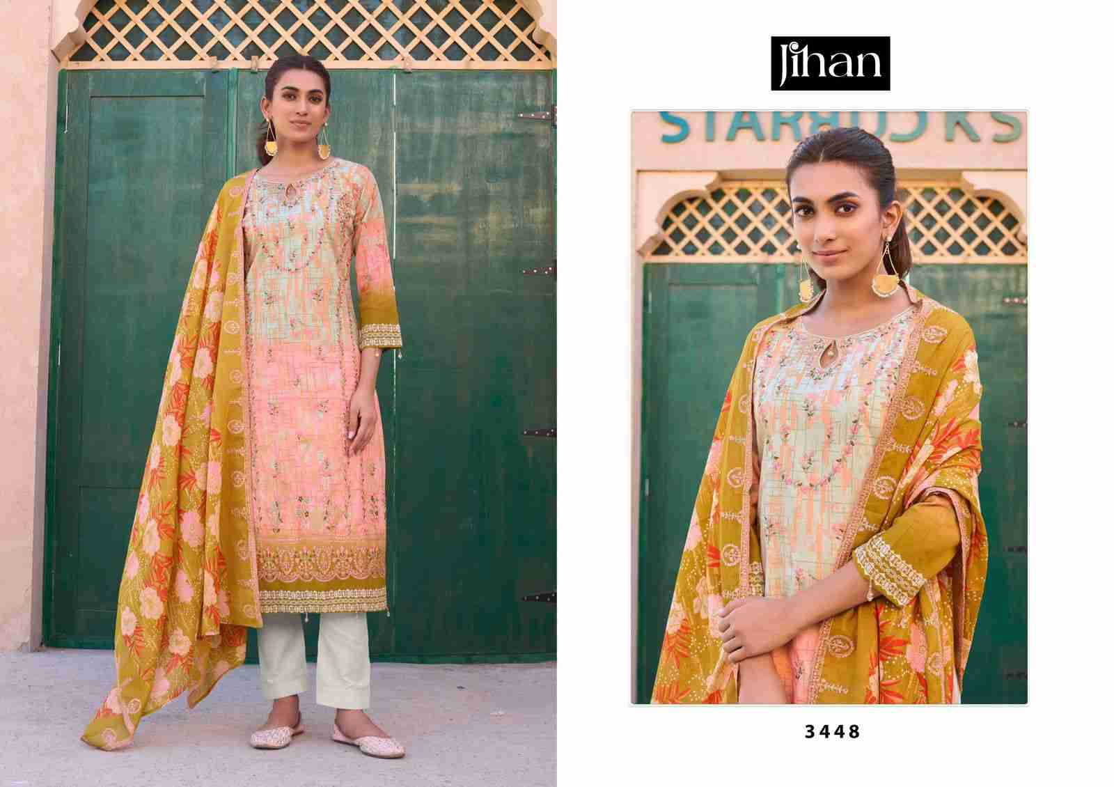 Bin Saeed Vol-9 By Jihan 3447 To 3448 Series Beautiful Stylish Festive Suits Fancy Colorful Casual Wear & Ethnic Wear & Ready To Wear Pure Lawn Print Dresses At Wholesale Price