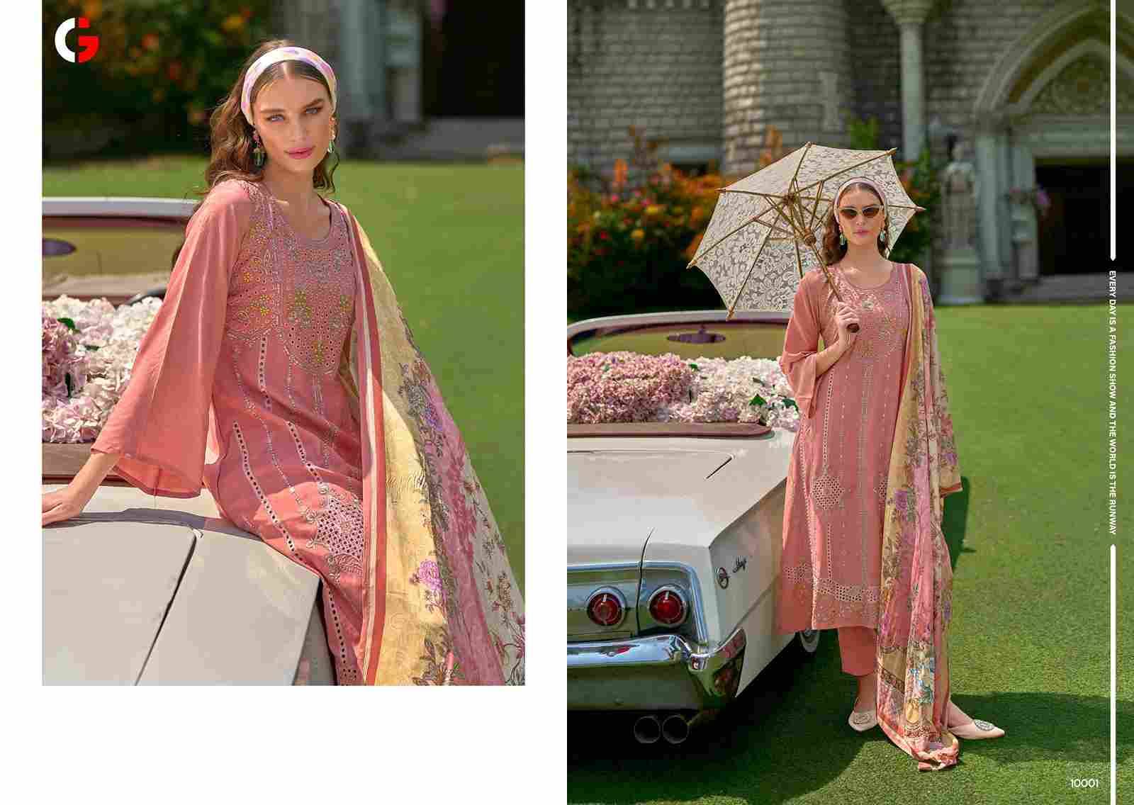 Zariha By Gull Jee 10001 To 10006 Series Beautiful Festive Suits Colorful Stylish Fancy Casual Wear & Ethnic Wear Pure Muslin Embroidered Dresses At Wholesale Price