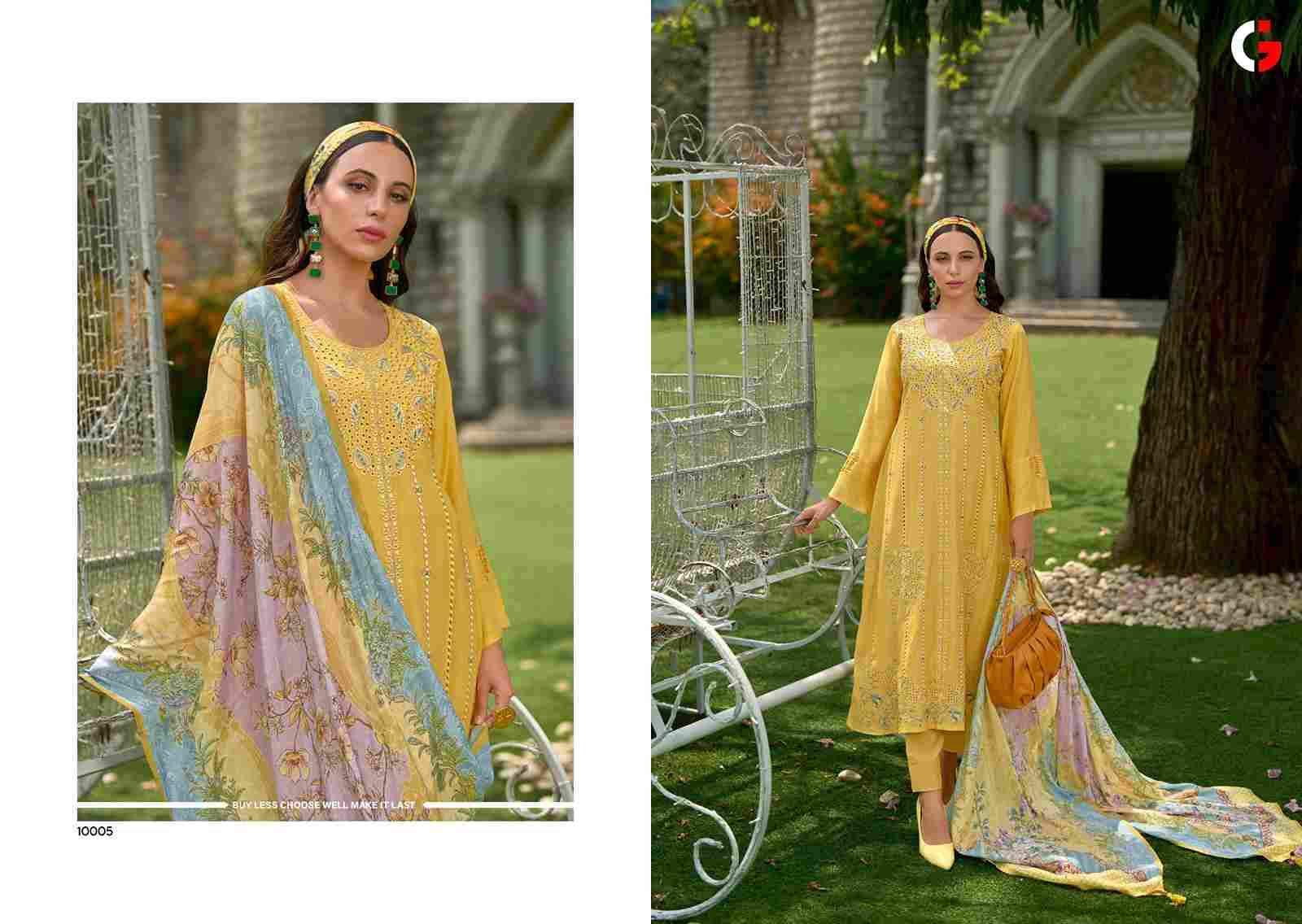 Zariha By Gull Jee 10001 To 10006 Series Beautiful Festive Suits Colorful Stylish Fancy Casual Wear & Ethnic Wear Pure Muslin Embroidered Dresses At Wholesale Price