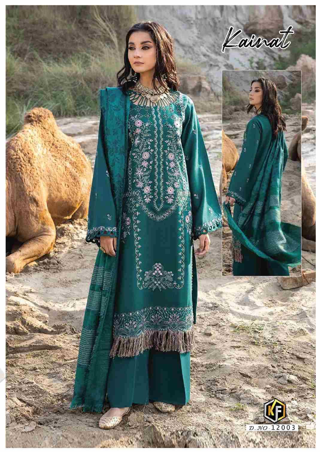 Kainat Vol-12 By Keval Fab 12001 To 12006 Series Beautiful Suits Colorful Stylish Fancy Casual Wear & Ethnic Wear Pure Lawn Cotton Dresses At Wholesale Price