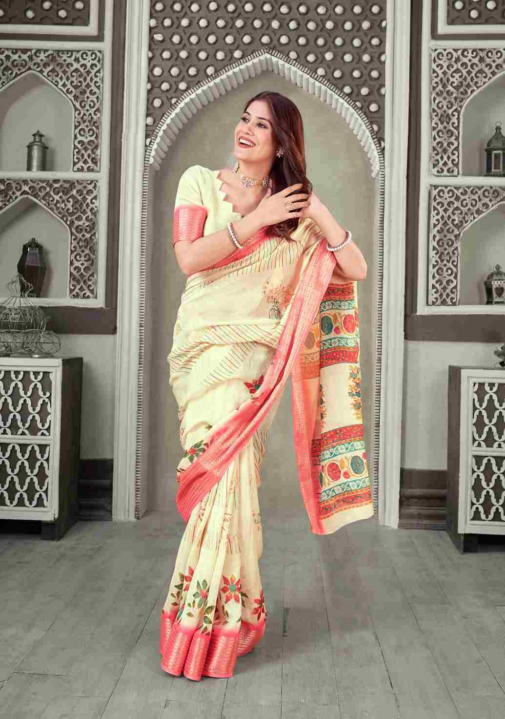 Kisna By SR 01 To 10 Series Indian Traditional Wear Collection Beautiful Stylish Fancy Colorful Party Wear & Occasional Wear Fancy Sarees At Wholesale Price