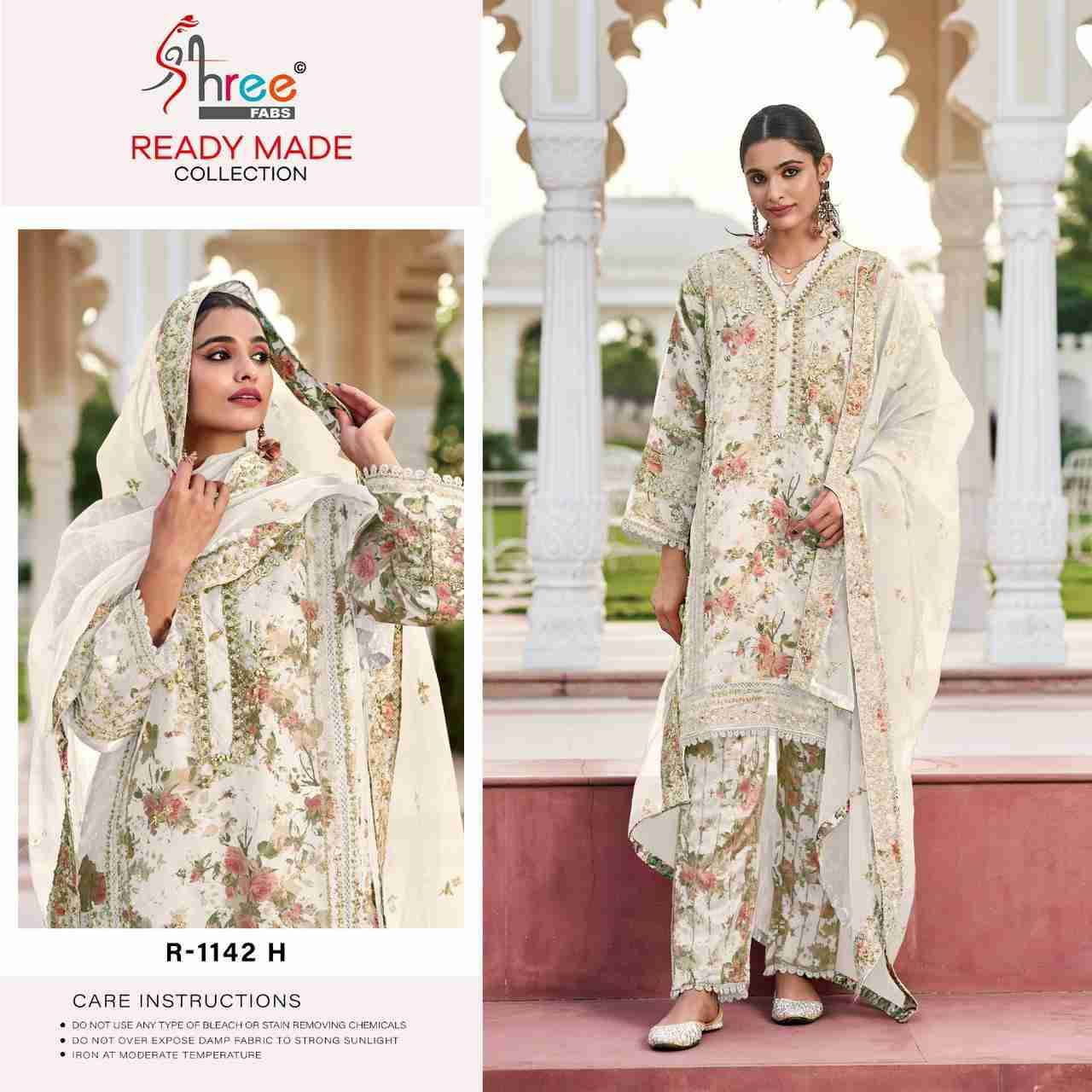 Shree Fabs Hit Design R-1142 Colours Vol-3 By Shree Fabs R-1142-H To R-1142-K Series Beautiful Pakistani Suits Colorful Stylish Fancy Casual Wear & Ethnic Wear Organza Embroidered Dresses At Wholesale Price