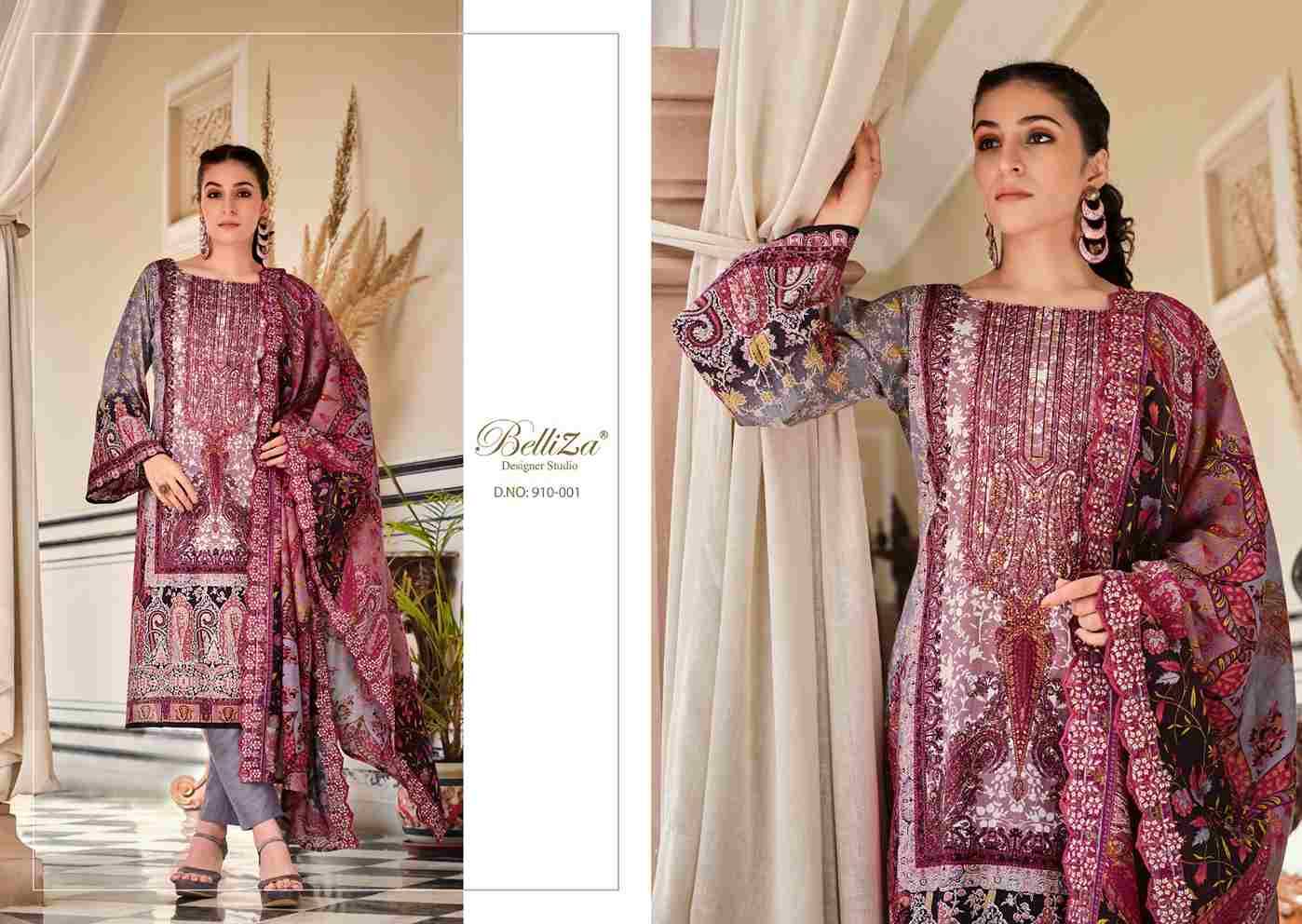 Guzarish Vol-7 By Belliza 910-001 To 910-008 Series Beautiful Stylish Festive Suits Fancy Colorful Casual Wear & Ethnic Wear & Ready To Wear Pure Cotton Digital Print Dresses At Wholesale Price