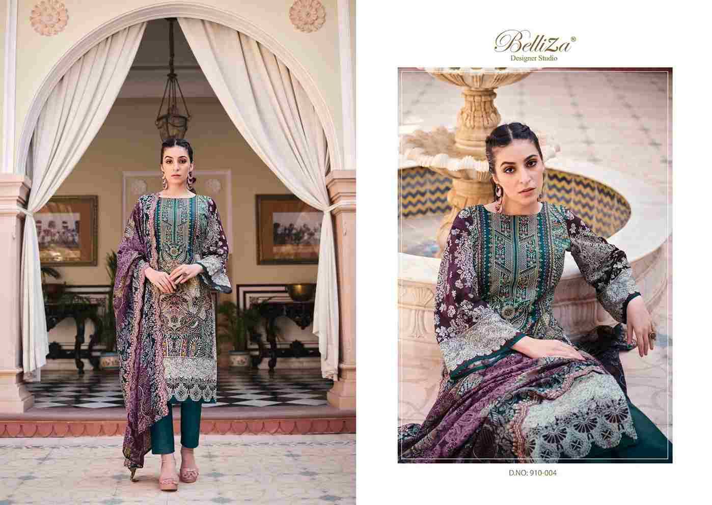 Guzarish Vol-7 By Belliza 910-001 To 910-008 Series Beautiful Stylish Festive Suits Fancy Colorful Casual Wear & Ethnic Wear & Ready To Wear Pure Cotton Digital Print Dresses At Wholesale Price