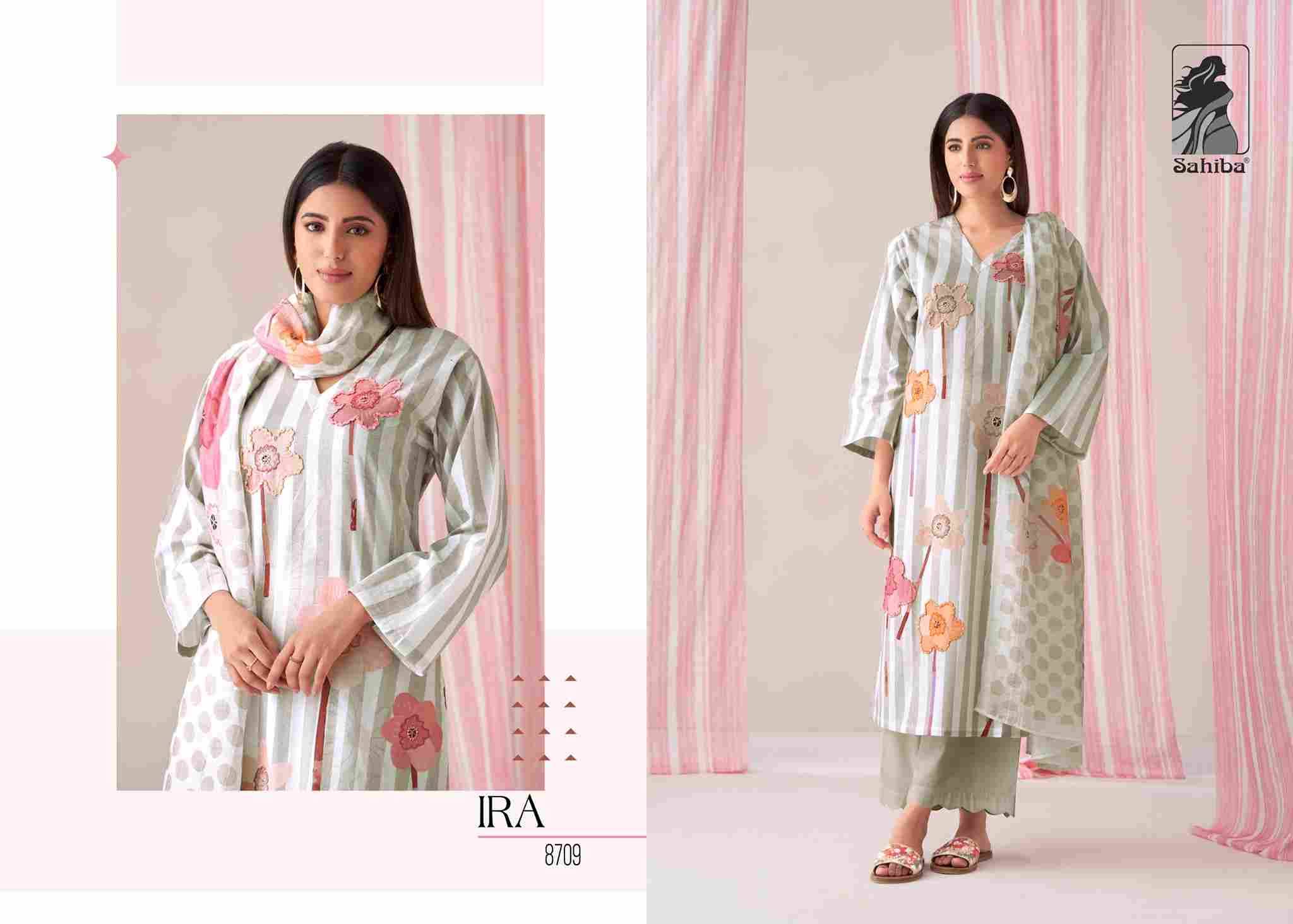 Ira By Sahiba Fabrics Beautiful Festive Suits Colorful Stylish Fancy Casual Wear & Ethnic Wear Pure Cotton Lawn Dresses At Wholesale Price