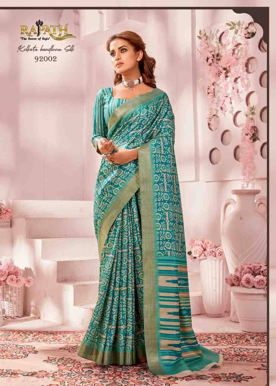 Diva Handloom Silk By Rajpath 92001 To 92006 Series Indian Traditional Wear Collection Beautiful Stylish Fancy Colorful Party Wear & Occasional Wear Handloom Silk Sarees At Wholesale Price