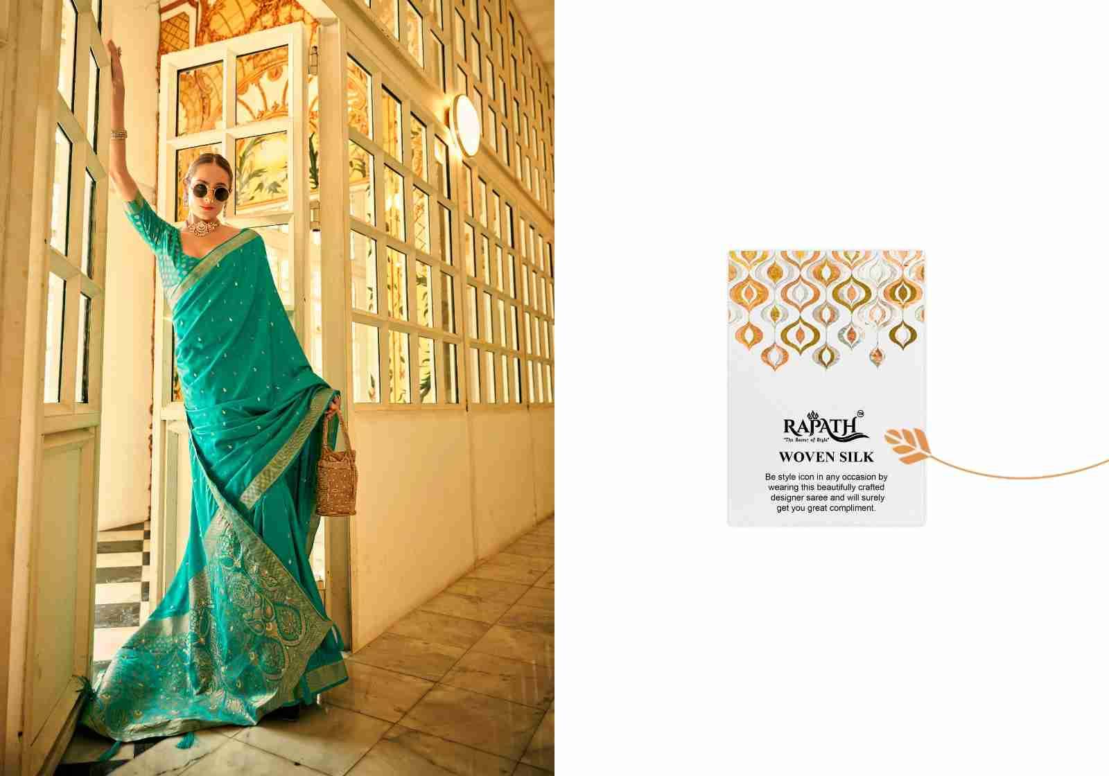 Harmony Silk By Rajpath 400001 To 400006 Series Designer Traditional Wear Collection Beautiful Stylish Fancy Colorful Party Wear & Occasional Wear Satin Silk Sarees At Wholesale Price