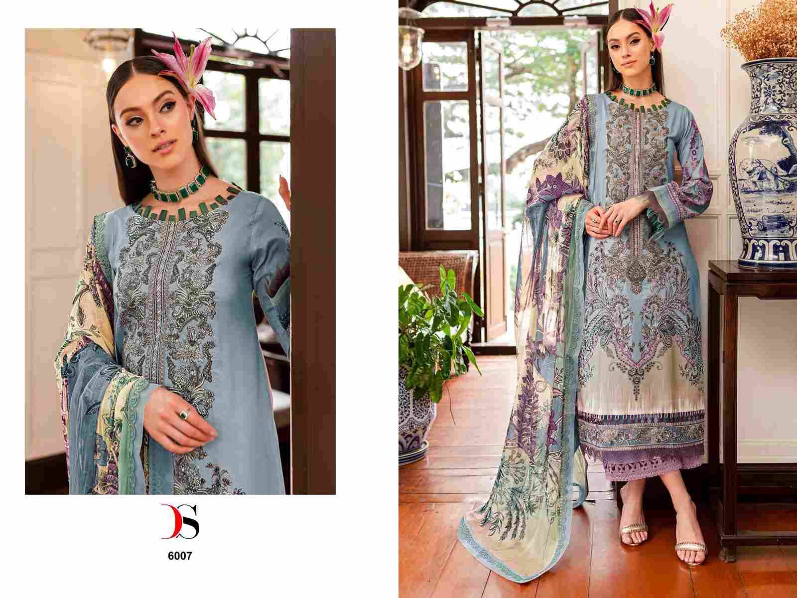 Firdous Queens Court Vol-6 By Deepsy Suits 6001 To 6008 Series Designer Pakistani Suits Beautiful Stylish Fancy Colorful Party Wear & Occasional Wear Pure Cotton Print Embroidered Dresses At Wholesale Price
