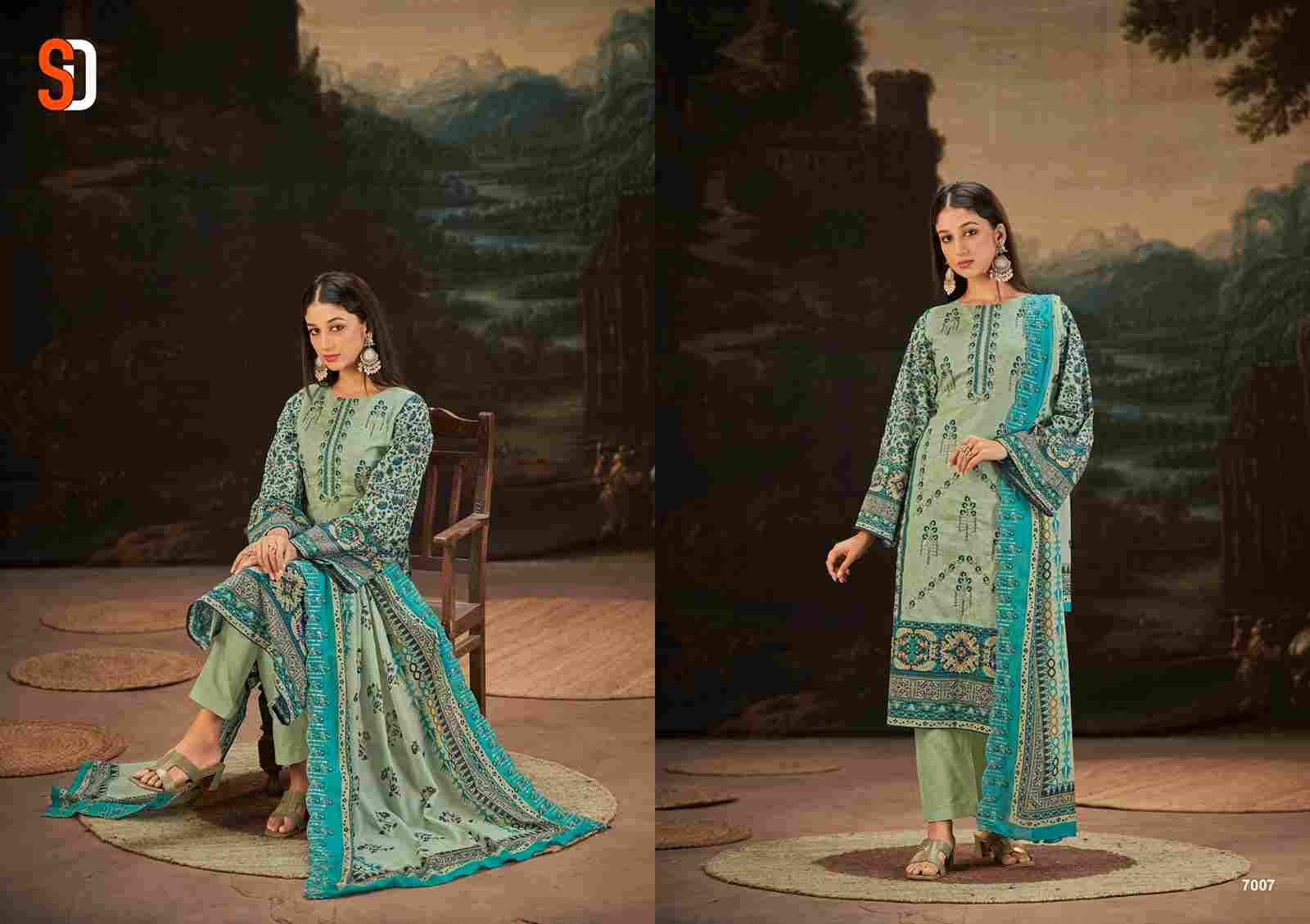 Bin Saeed Lawn Collection Vol-7 Nx By Shraddha Designer Pakistani Suits Beautiful Fancy Stylish Colorful Party Wear & Occasional Wear Pure Cotton Print With Embroidery Dresses At Wholesale Price