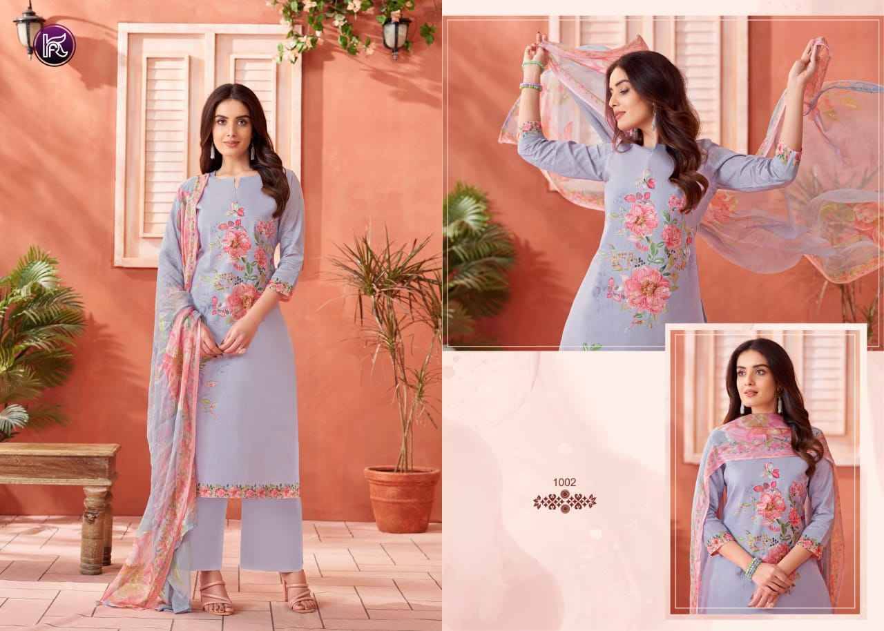 Tanya Vol-1 By Kala 1001 To 1006 Series Beautiful Festive Suits Colorful Stylish Fancy Casual Wear & Ethnic Wear Lawn Cotton Dresses At Wholesale Price