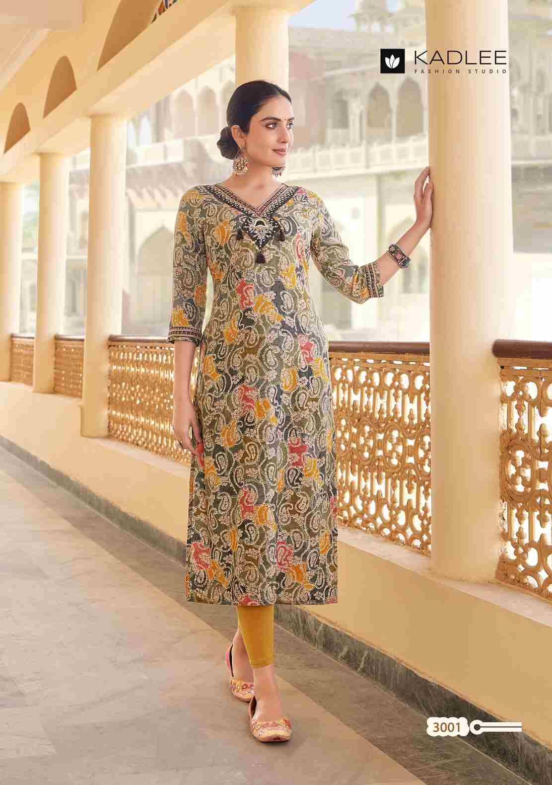 Angel By Kadlee 3001 To 3006 Series Designer Stylish Fancy Colorful Beautiful Party Wear & Ethnic Wear Collection Rayon Print Kurtis At Wholesale Price
