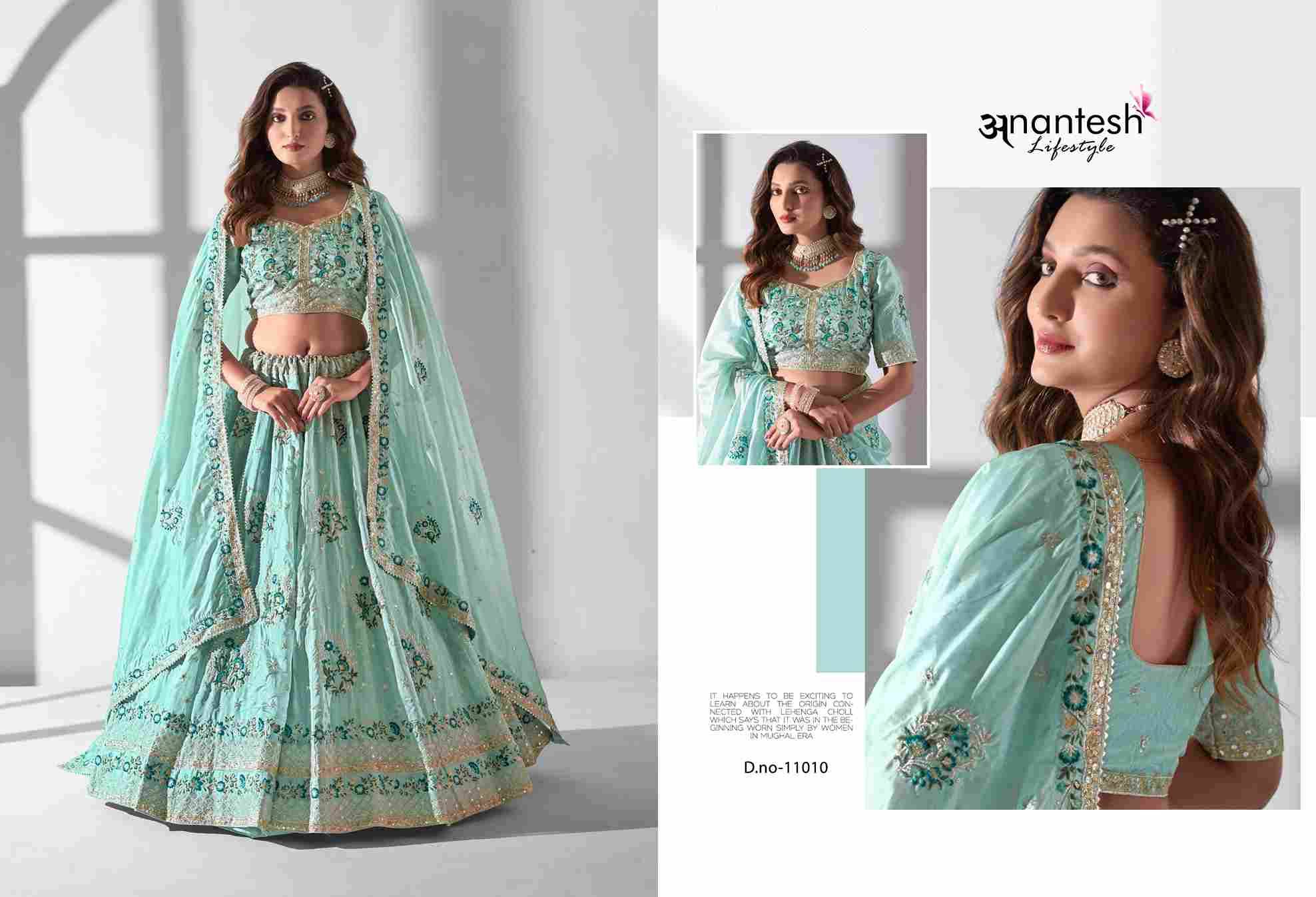 Bridesmaid Vol-2 By Anantesh 11009 To 11013 Series Beautiful Colorful Fancy Wedding Collection Occasional Wear & Party Wear Silk Lehengas At Wholesale Price