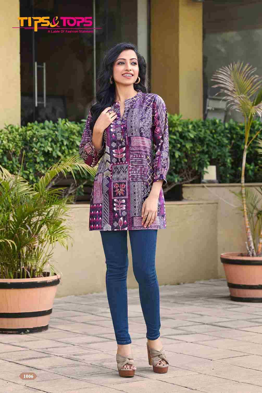 Cotton Shorties Vol-4 By Tips And Tops 1001 To 1008 Series Designer Stylish Fancy Colorful Beautiful Party Wear & Ethnic Wear Collection Cotton Print Tops At Wholesale Price