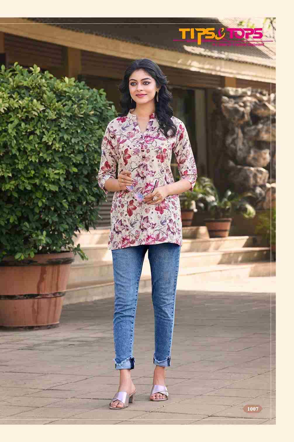 Cotton Shorties Vol-4 By Tips And Tops 1001 To 1008 Series Designer Stylish Fancy Colorful Beautiful Party Wear & Ethnic Wear Collection Cotton Print Tops At Wholesale Price