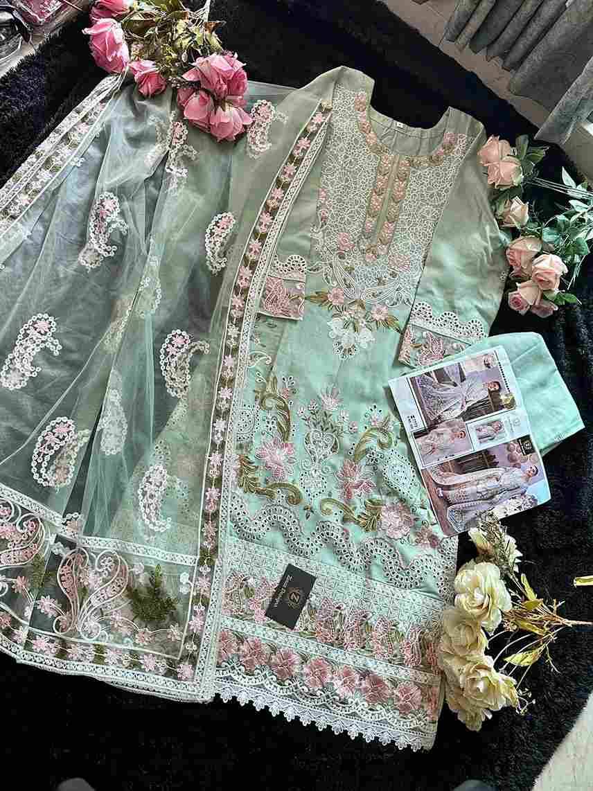 Ziaaz Designs Hit Design 533 By Ziaaz Designs Beautiful Pakistani Suits Colorful Stylish Fancy Casual Wear & Ethnic Wear Cambric Cotton Embroidered Dresses At Wholesale Price
