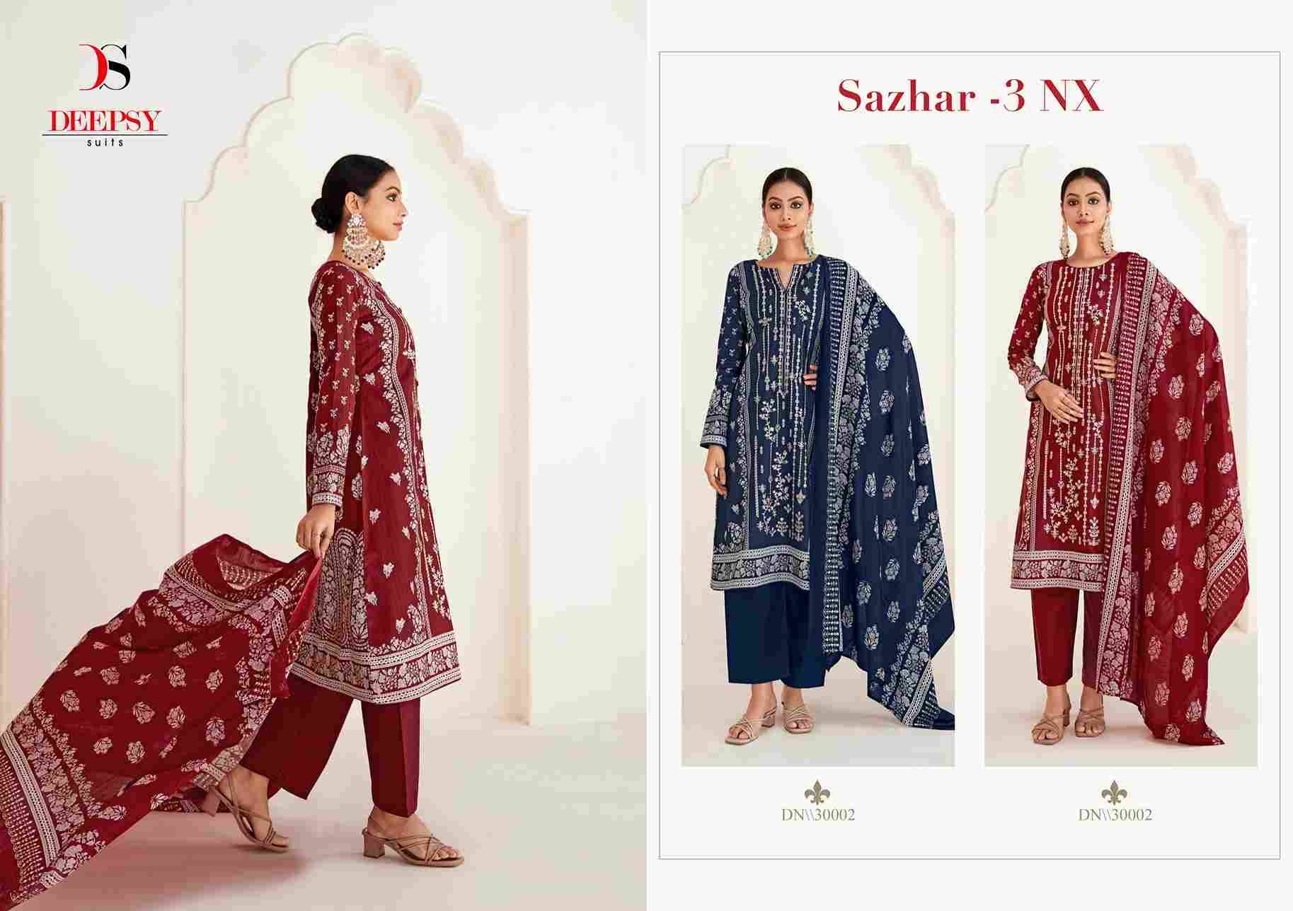 Shazar Vol-3 Nx By Deepsy Suits Beautiful Suits Colorful Stylish Fancy Casual Wear & Ethnic Wear Pure Cotton With Embroidered Dresses At Wholesale Price