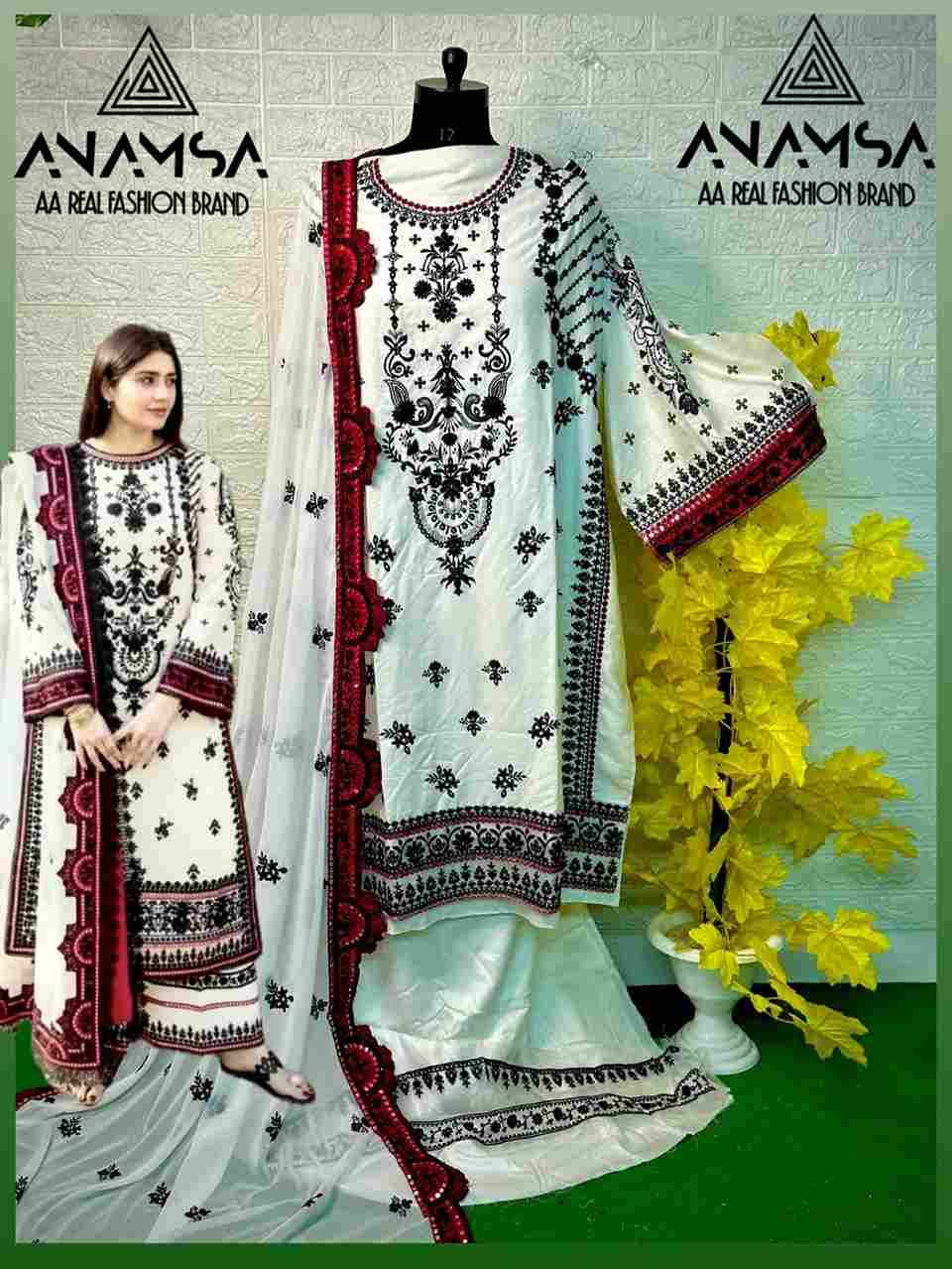 Anamsa Hit Design 439 By Fashid Wholesale Beautiful Pakistani Suits Colorful Stylish Fancy Casual Wear & Ethnic Wear Pure Rayon Embroidered Dresses At Wholesale Price