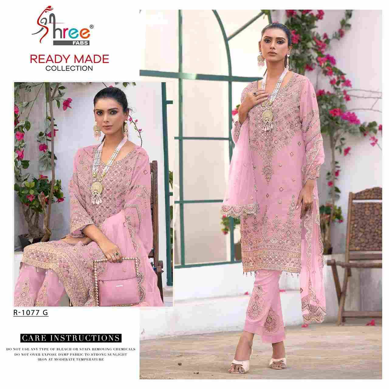 Shree Fabs Hit Design R-1077 Colours By Shree Fabs R-1077-D To R-1077-G Series Beautiful Pakistani Suits Stylish Fancy Colorful Party Wear & Occasional Wear Fancy Embroidered Dresses At Wholesale Price