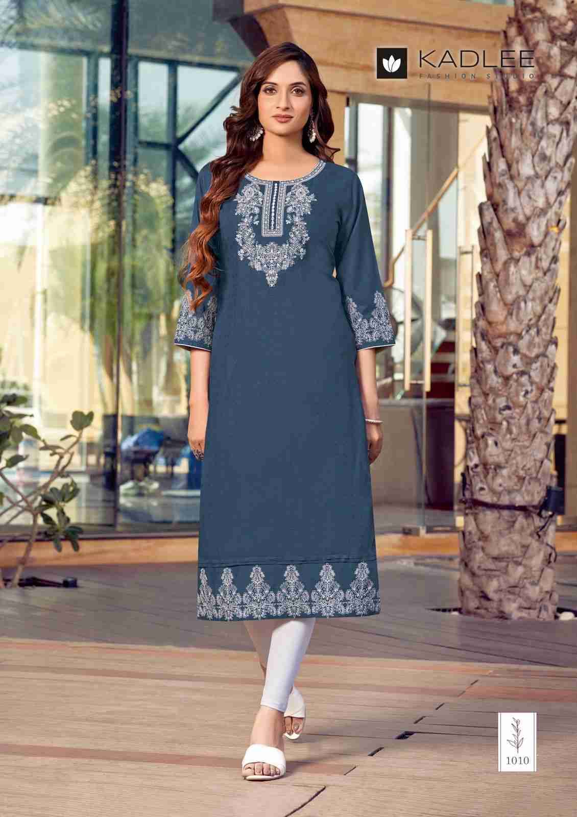 Mastani By Kadlee 1008 To 1011 Series Designer Stylish Fancy Colorful Beautiful Party Wear & Ethnic Wear Collection Rayon Embroidered Kurtis At Wholesale Price