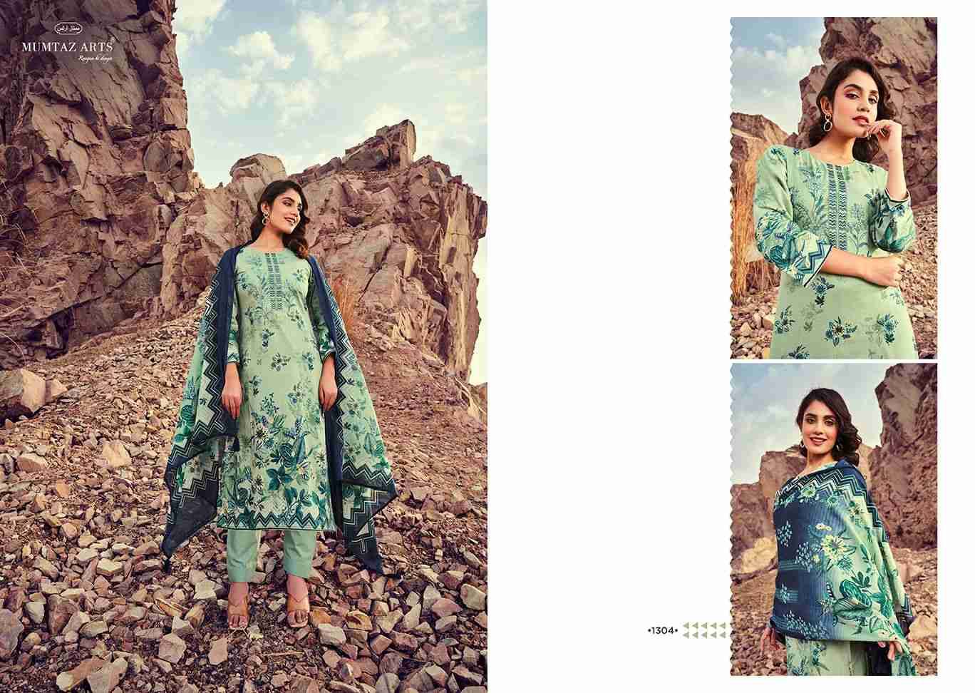 Summer Together By Mumtaz Arts 1301 To 1305 Series Beautiful Festive Suits Stylish Fancy Colorful Casual Wear & Ethnic Wear Pure Jam Satin Print Dresses At Wholesale Price