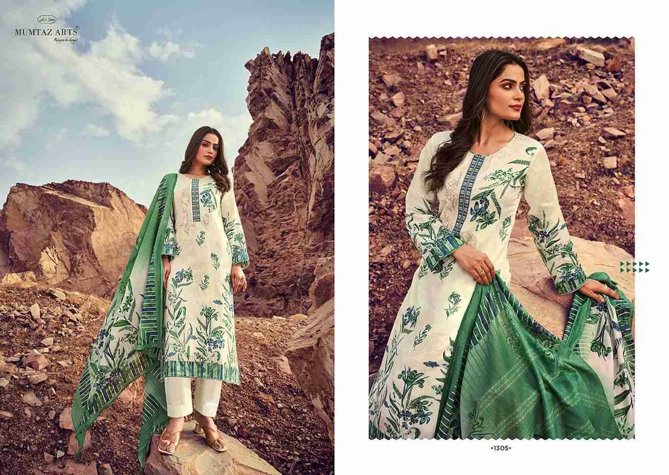 Summer Together By Mumtaz Arts 1301 To 1305 Series Beautiful Festive Suits Stylish Fancy Colorful Casual Wear & Ethnic Wear Pure Jam Satin Print Dresses At Wholesale Price