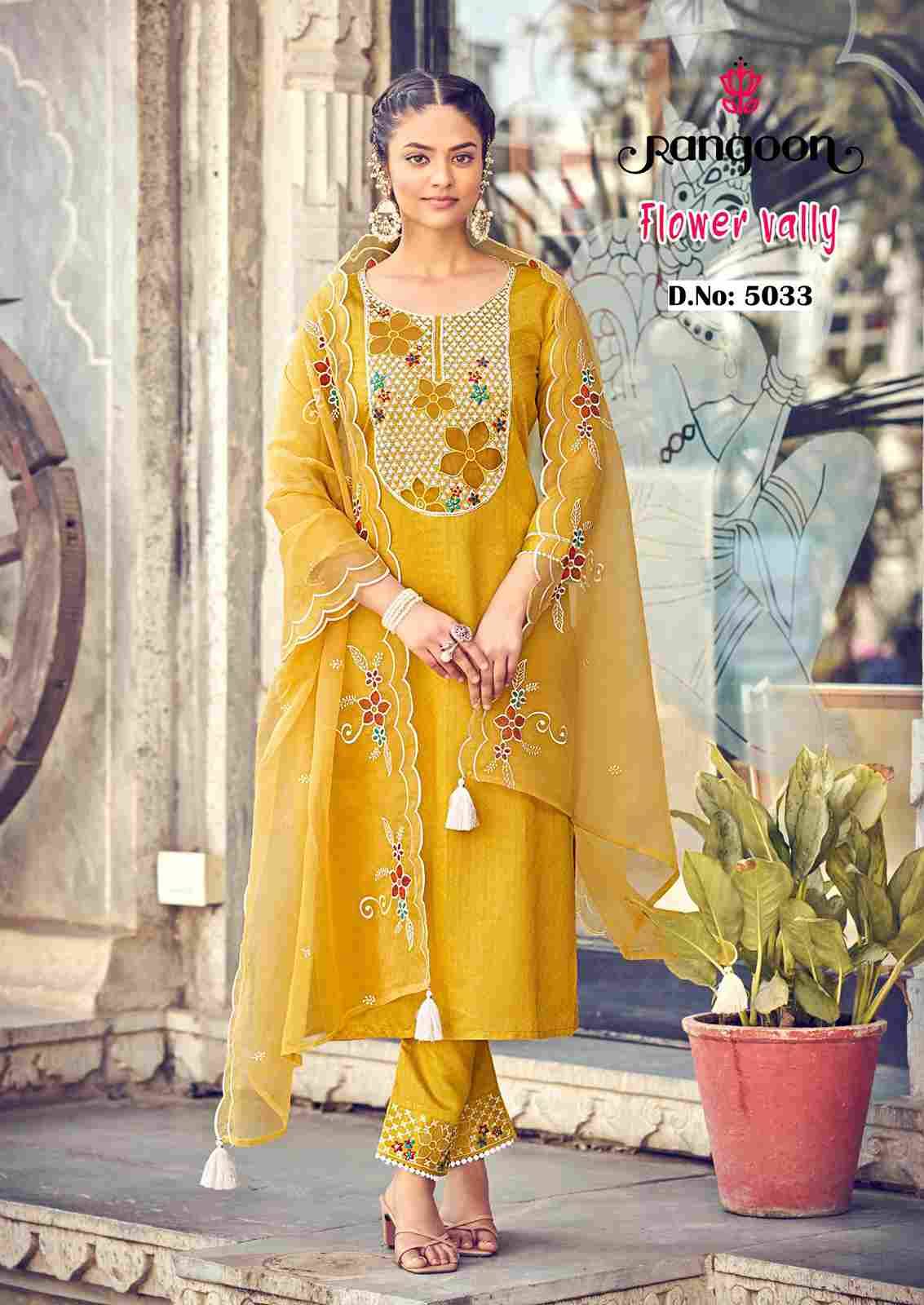 Flower Vally By Rangoon 5031 To 5036 Series Designer Festive Suits Beautiful Fancy Colorful Stylish Party Wear & Occasional Wear Viscose Dresses At Wholesale Price