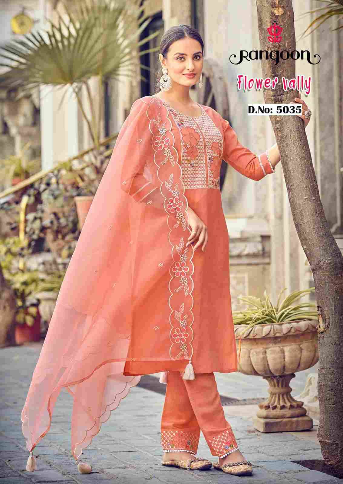 Flower Vally By Rangoon 5031 To 5036 Series Designer Festive Suits Beautiful Fancy Colorful Stylish Party Wear & Occasional Wear Viscose Dresses At Wholesale Price