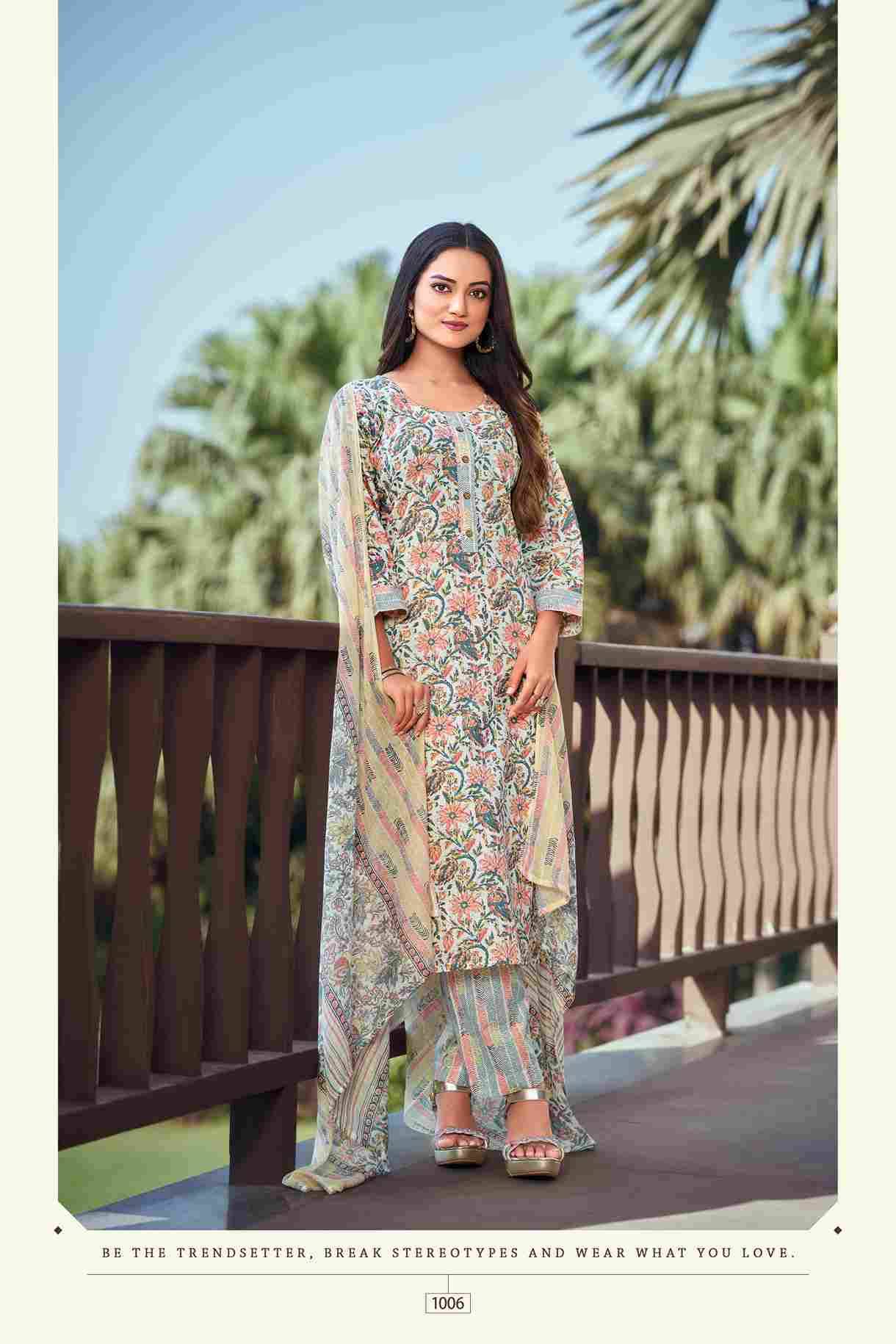 Summer Fashion Vol-4 By Tips And Tops 1001 To 1006 Series Designer Festive Suits Beautiful Fancy Colorful Stylish Party Wear & Occasional Wear Cotton Print Dresses At Wholesale Price