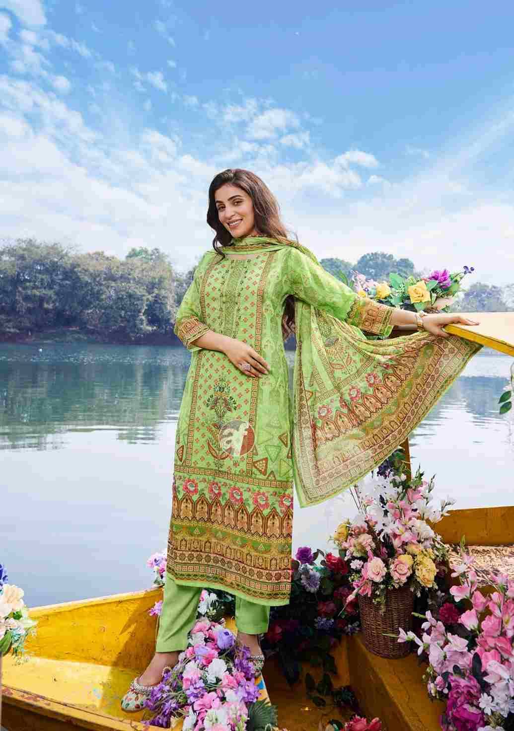 Pretty Petals Vol-2 By Anju Fabrics 3761 To 3766 Series Beautiful Stylish Suits Fancy Colorful Casual Wear & Ethnic Wear & Ready To Wear Linen Cotton Dresses At Wholesale Price