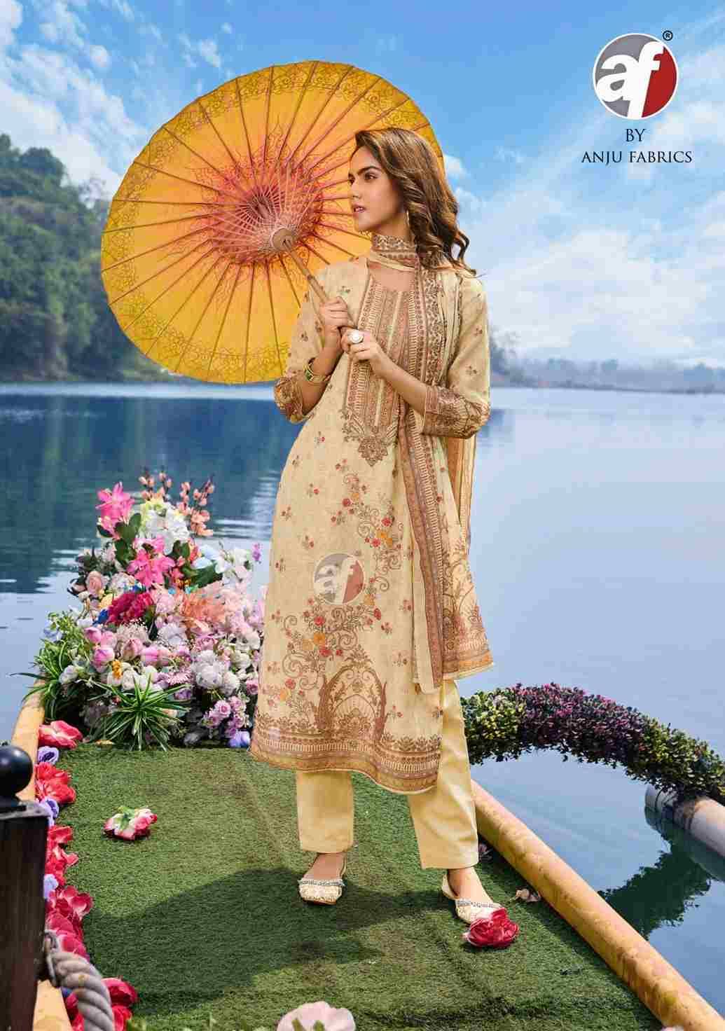 Pretty Petals Vol-2 By Anju Fabrics 3761 To 3766 Series Beautiful Stylish Suits Fancy Colorful Casual Wear & Ethnic Wear & Ready To Wear Linen Cotton Dresses At Wholesale Price