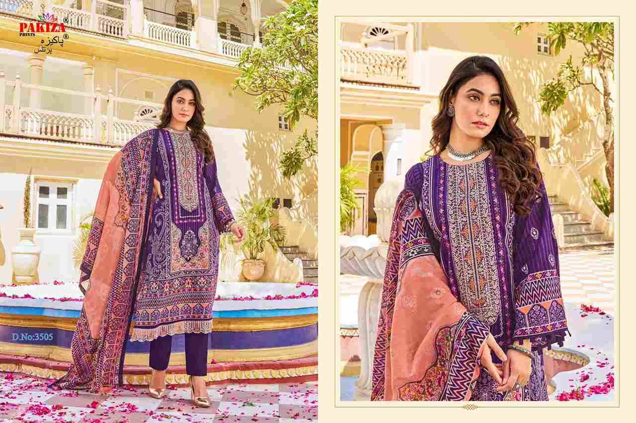 Ramsha Vol-35 By Pakiza Prints 3501 To 3510 Series Beautiful Festive Suits Stylish Fancy Colorful Casual Wear & Ethnic Wear Pure Lawn Cotton Digital Print Dresses At Wholesale Price