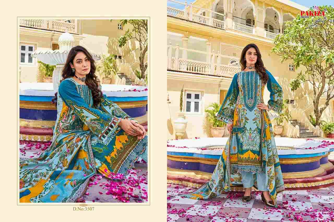 Ramsha Vol-35 By Pakiza Prints 3501 To 3510 Series Beautiful Festive Suits Stylish Fancy Colorful Casual Wear & Ethnic Wear Pure Lawn Cotton Digital Print Dresses At Wholesale Price