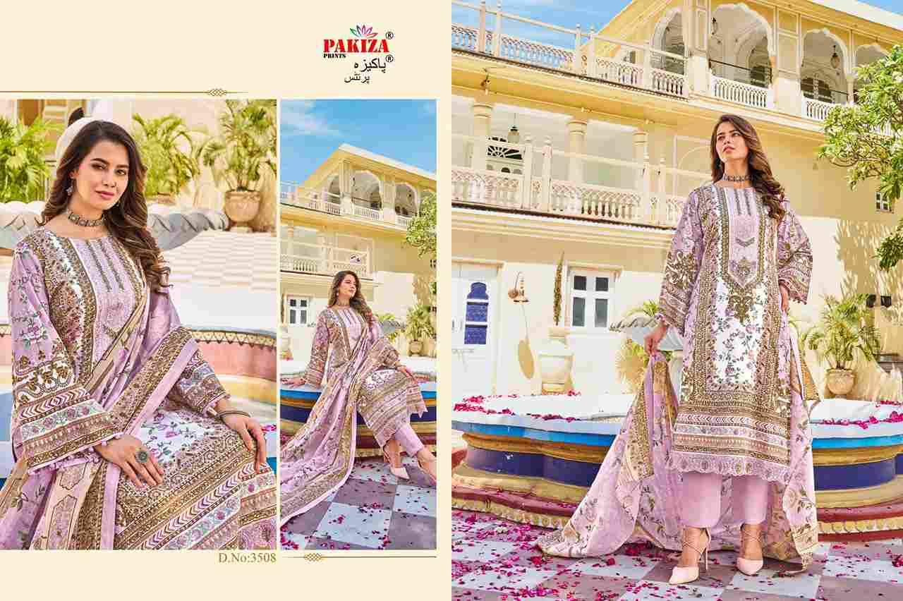 Ramsha Vol-35 By Pakiza Prints 3501 To 3510 Series Beautiful Festive Suits Stylish Fancy Colorful Casual Wear & Ethnic Wear Pure Lawn Cotton Digital Print Dresses At Wholesale Price