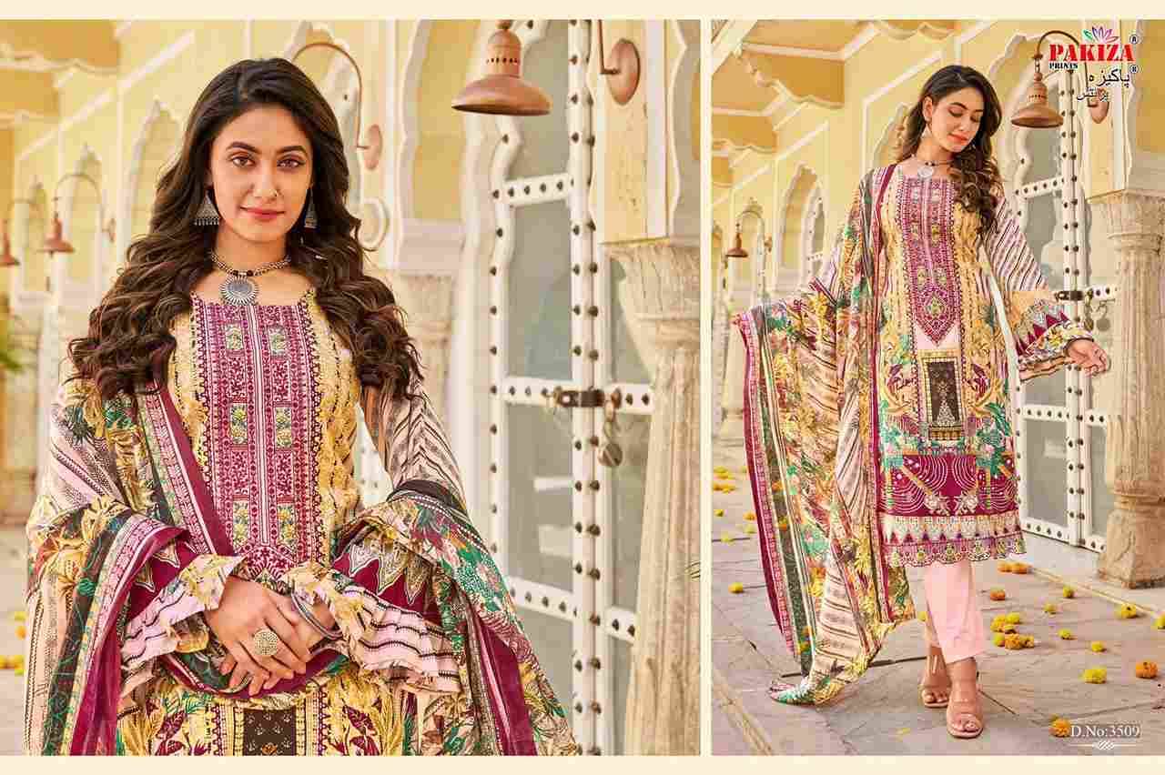 Ramsha Vol-35 By Pakiza Prints 3501 To 3510 Series Beautiful Festive Suits Stylish Fancy Colorful Casual Wear & Ethnic Wear Pure Lawn Cotton Digital Print Dresses At Wholesale Price