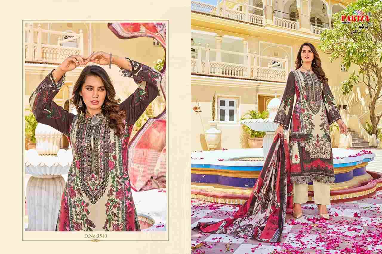 Ramsha Vol-35 By Pakiza Prints 3501 To 3510 Series Beautiful Festive Suits Stylish Fancy Colorful Casual Wear & Ethnic Wear Pure Lawn Cotton Digital Print Dresses At Wholesale Price