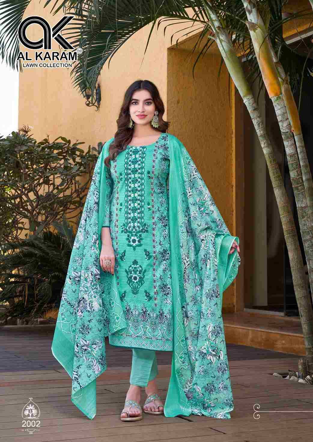 Bin Ubaid Vol-2 By Al Karam Lawn Collection 2001 To 2006 Series Beautiful Pakistani Suits Stylish Fancy Colorful Casual Wear & Ethnic Wear Pure Cotton Print Dresses At Wholesale Price