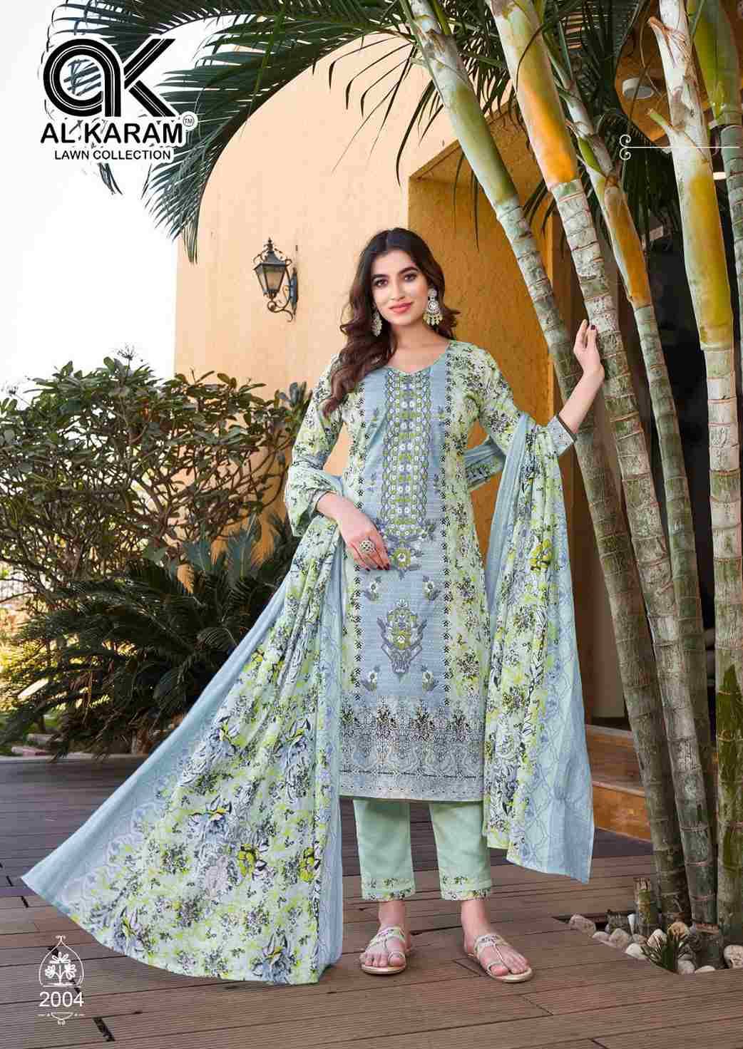 Bin Ubaid Vol-2 By Al Karam Lawn Collection 2001 To 2006 Series Beautiful Pakistani Suits Stylish Fancy Colorful Casual Wear & Ethnic Wear Pure Cotton Print Dresses At Wholesale Price