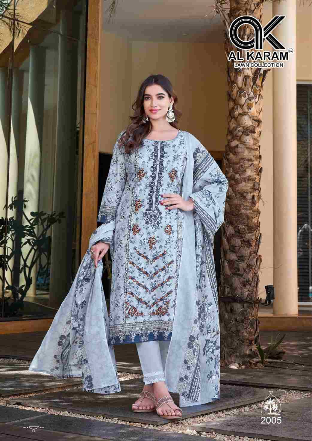 Bin Ubaid Vol-2 By Al Karam Lawn Collection 2001 To 2006 Series Beautiful Pakistani Suits Stylish Fancy Colorful Casual Wear & Ethnic Wear Pure Cotton Print Dresses At Wholesale Price