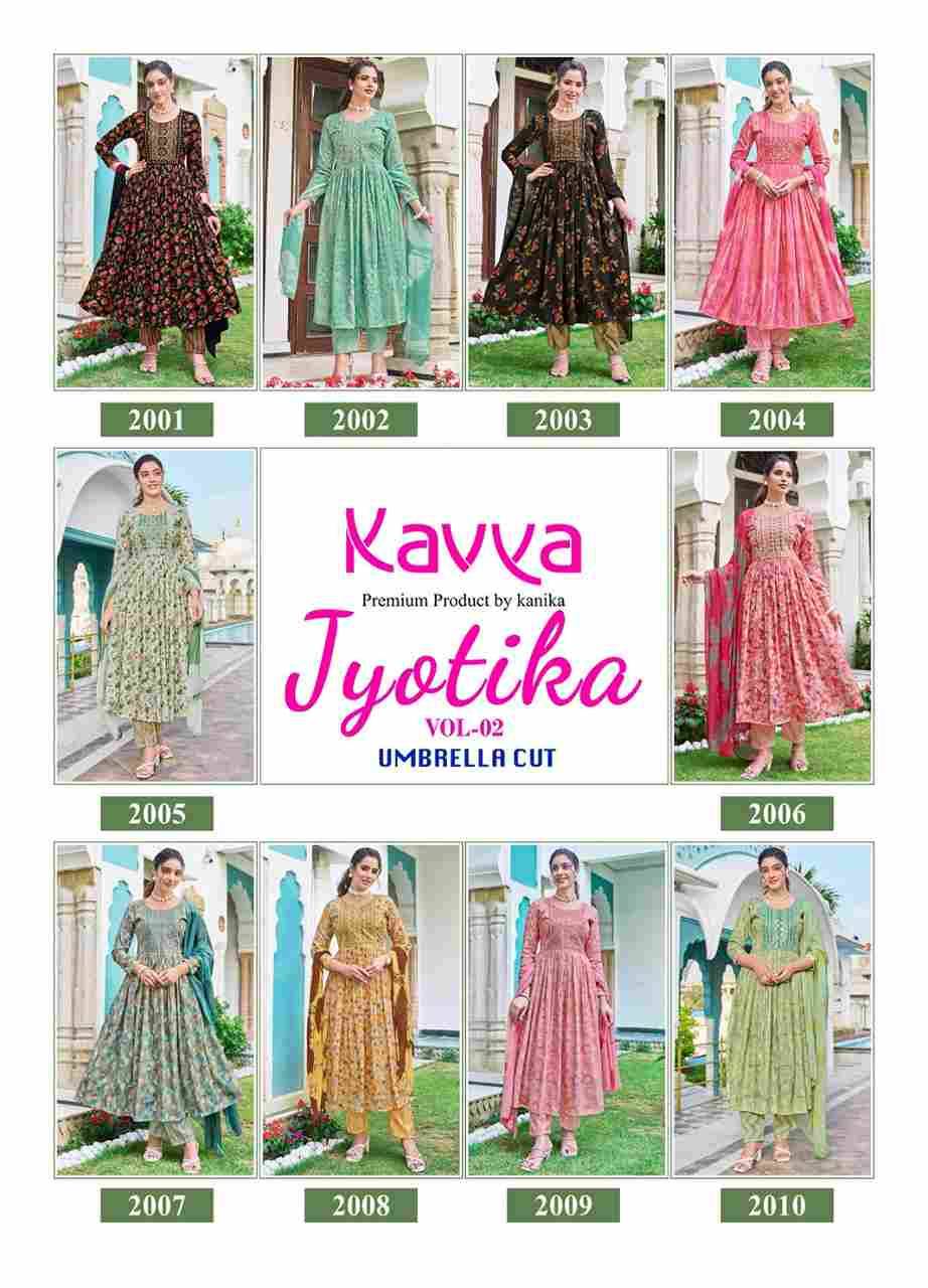 Jyotika Vol-2 By Kavya 2001 To 2010 Series Beautiful Stylish Festive Suits Fancy Colorful Casual Wear & Ethnic Wear & Ready To Wear Fancy Dresses At Wholesale Price