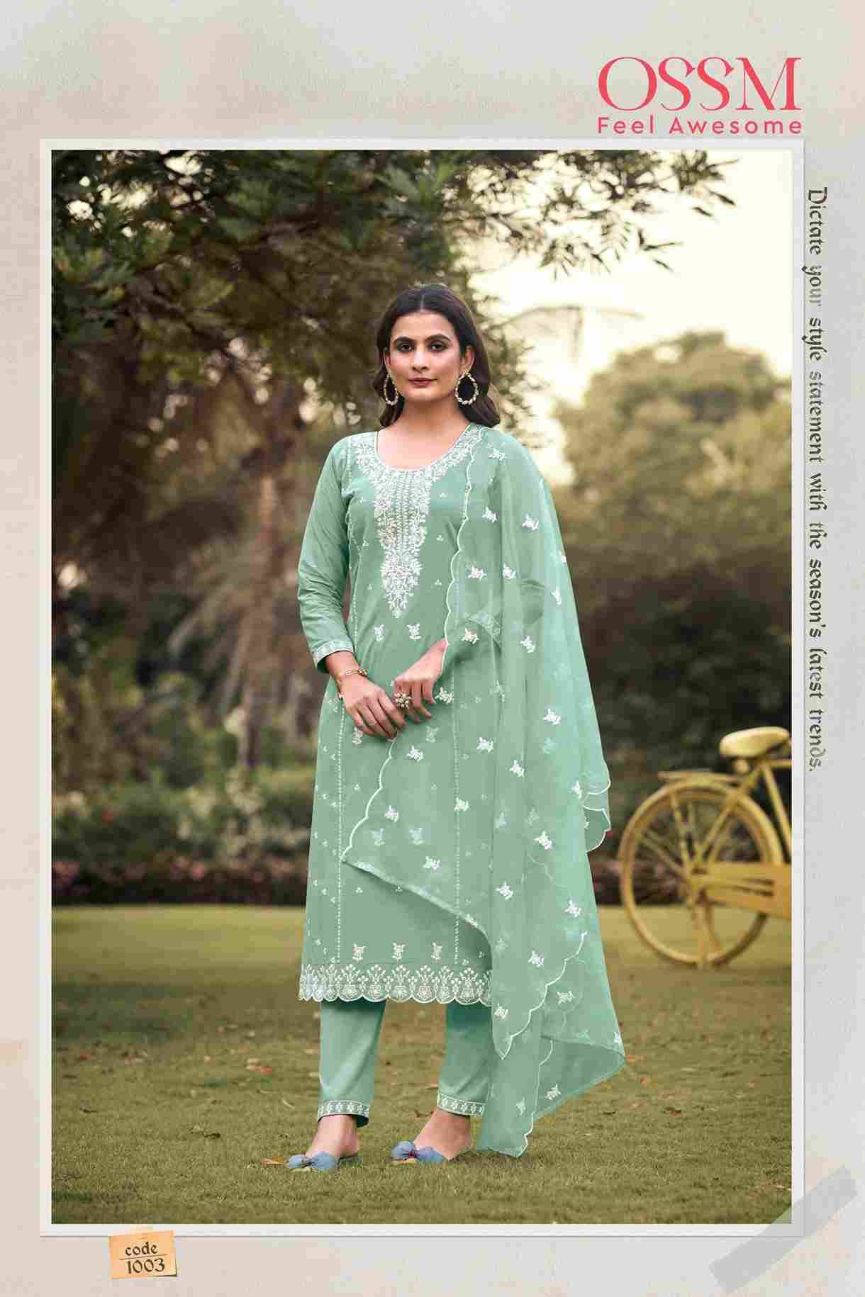 Gulabi Vol-2 By Ossm 1001 To 1006 Series Beautiful Stylish Festive Suits Fancy Colorful Casual Wear & Ethnic Wear & Ready To Wear Pure Cotton Dresses At Wholesale Price