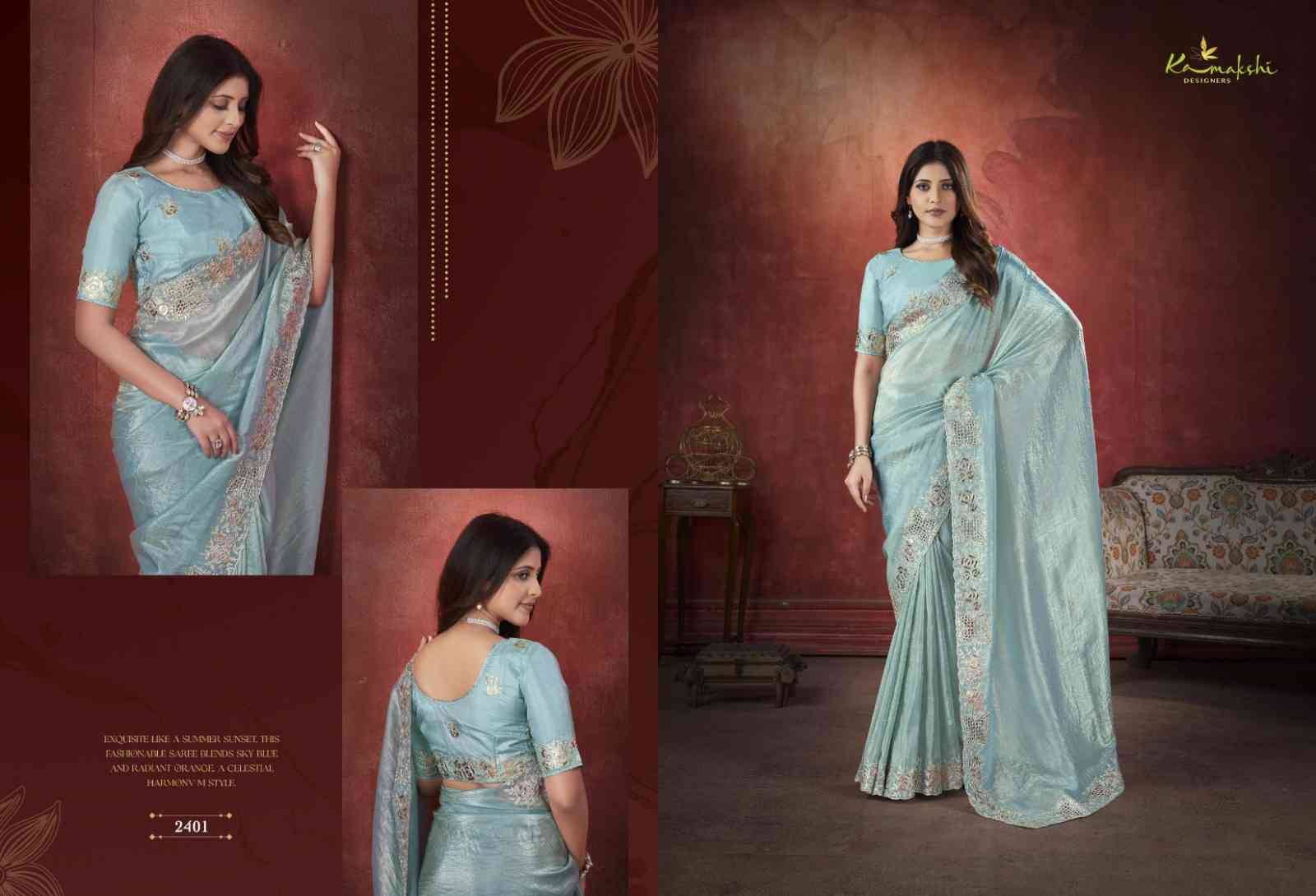 Aza By Kamakshi 2401 To 2409 Series Bridal Wear Collection Beautiful Stylish Colorful Fancy Party Wear & Occasional Wear Satin Silk Lehengas At Wholesale Price